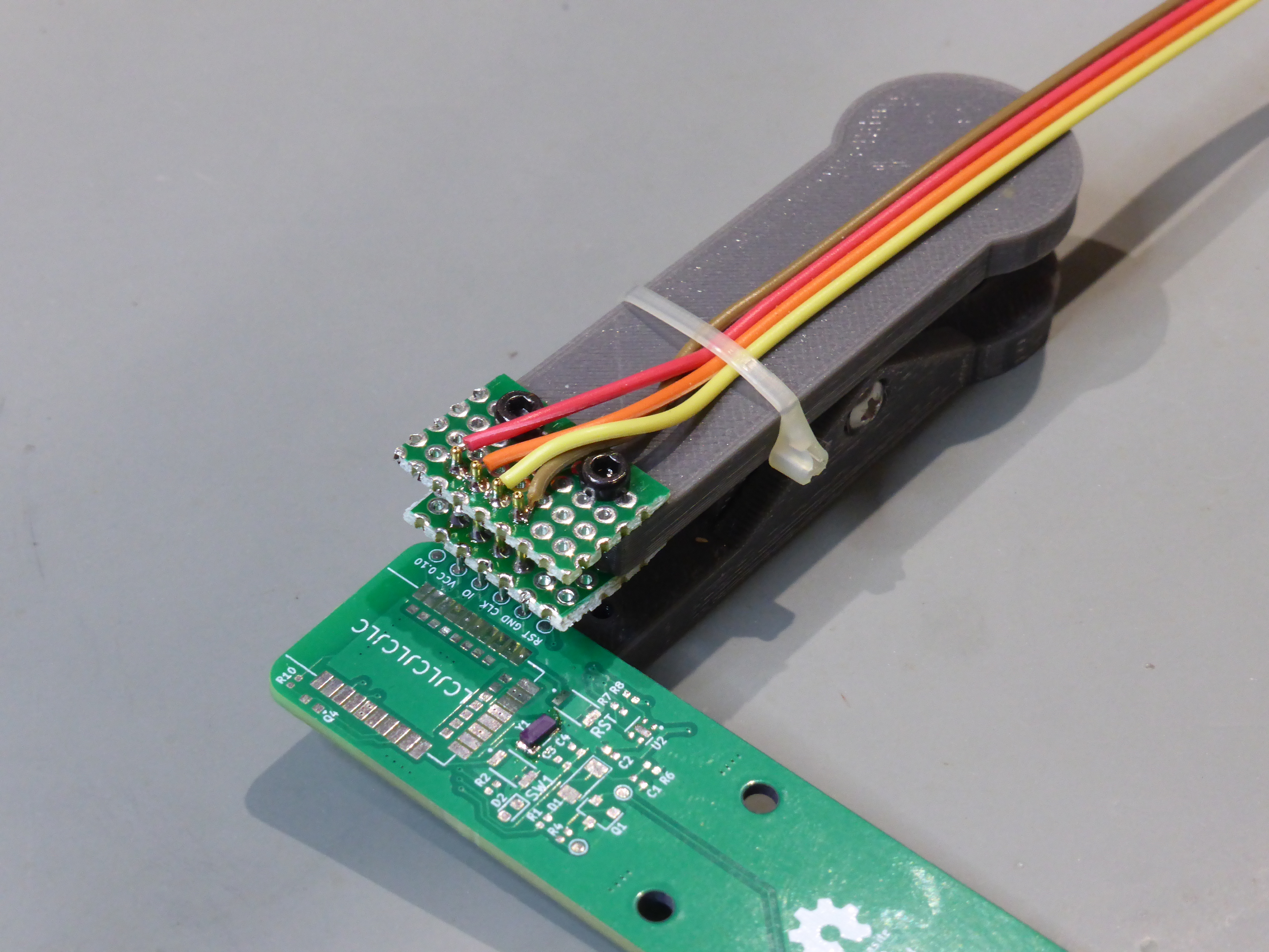 pogo pin pcb clamp