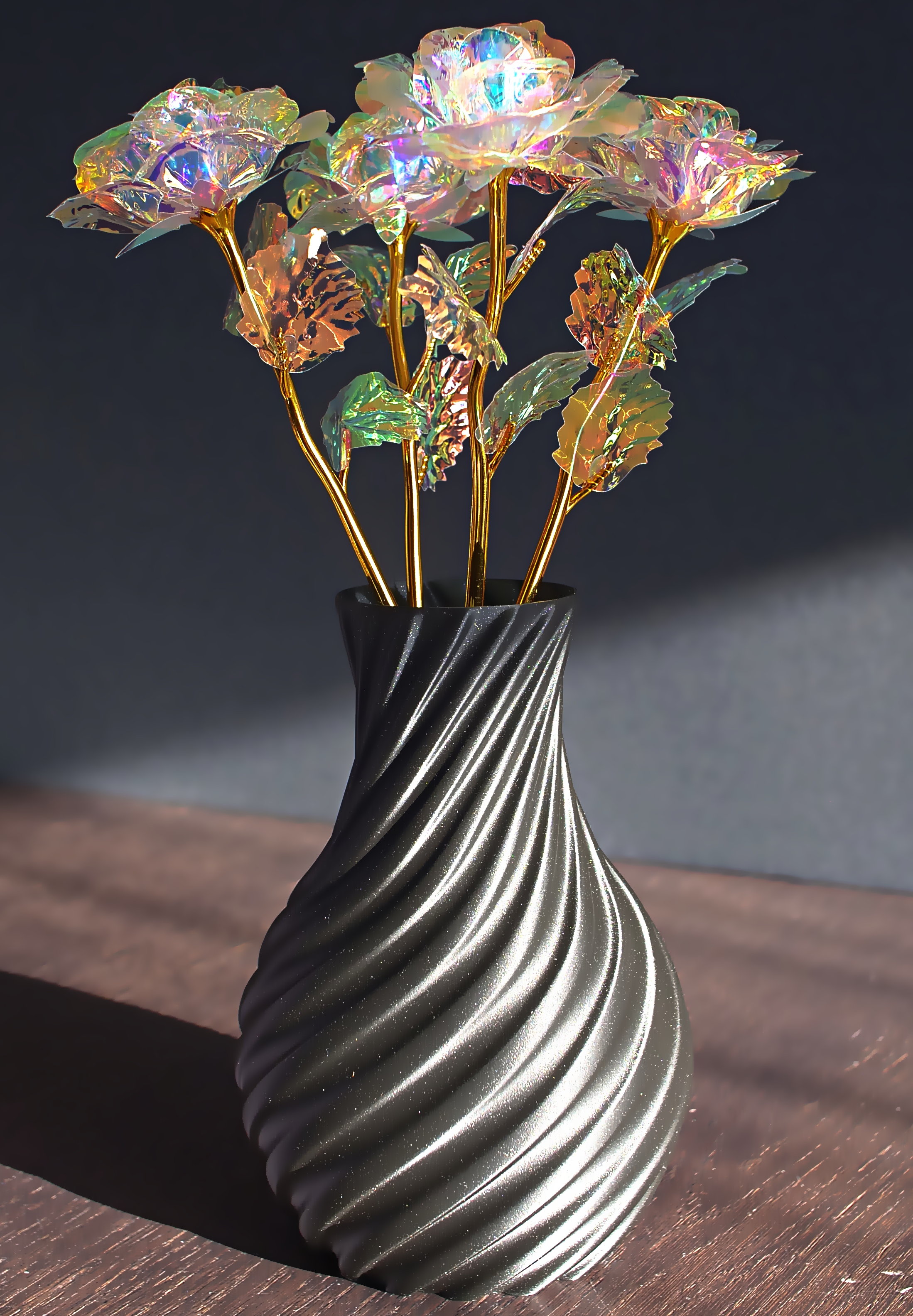 Spiral Vase  Twisted Spiral Vase Vase Spiral Vase Spiral Vase Flower curved vase Flower vase vase vase vase vase vase vase