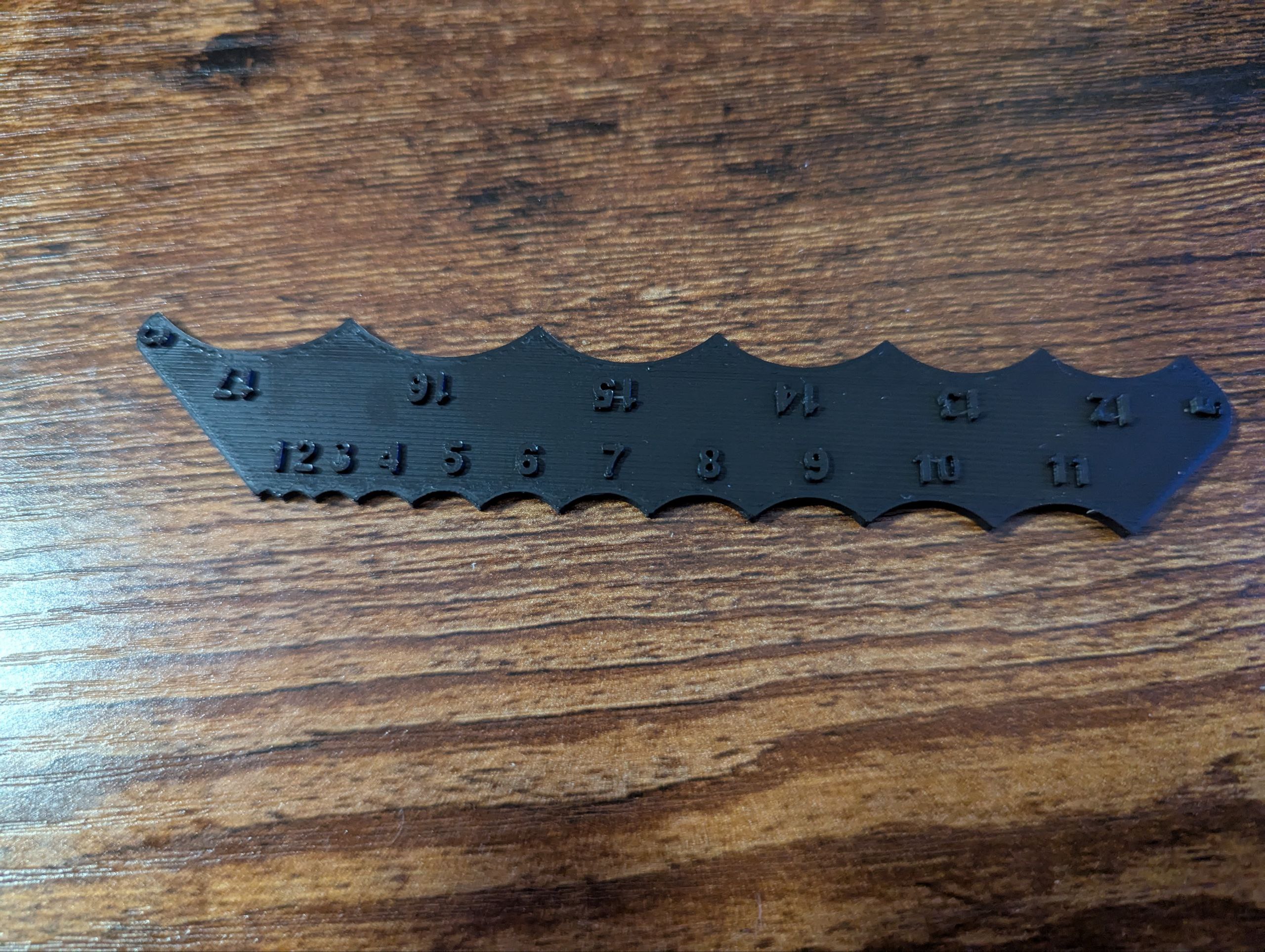 Rounded Edge Measuring Tool | Extended Fillet Gauge | Curve Checker - photo 3