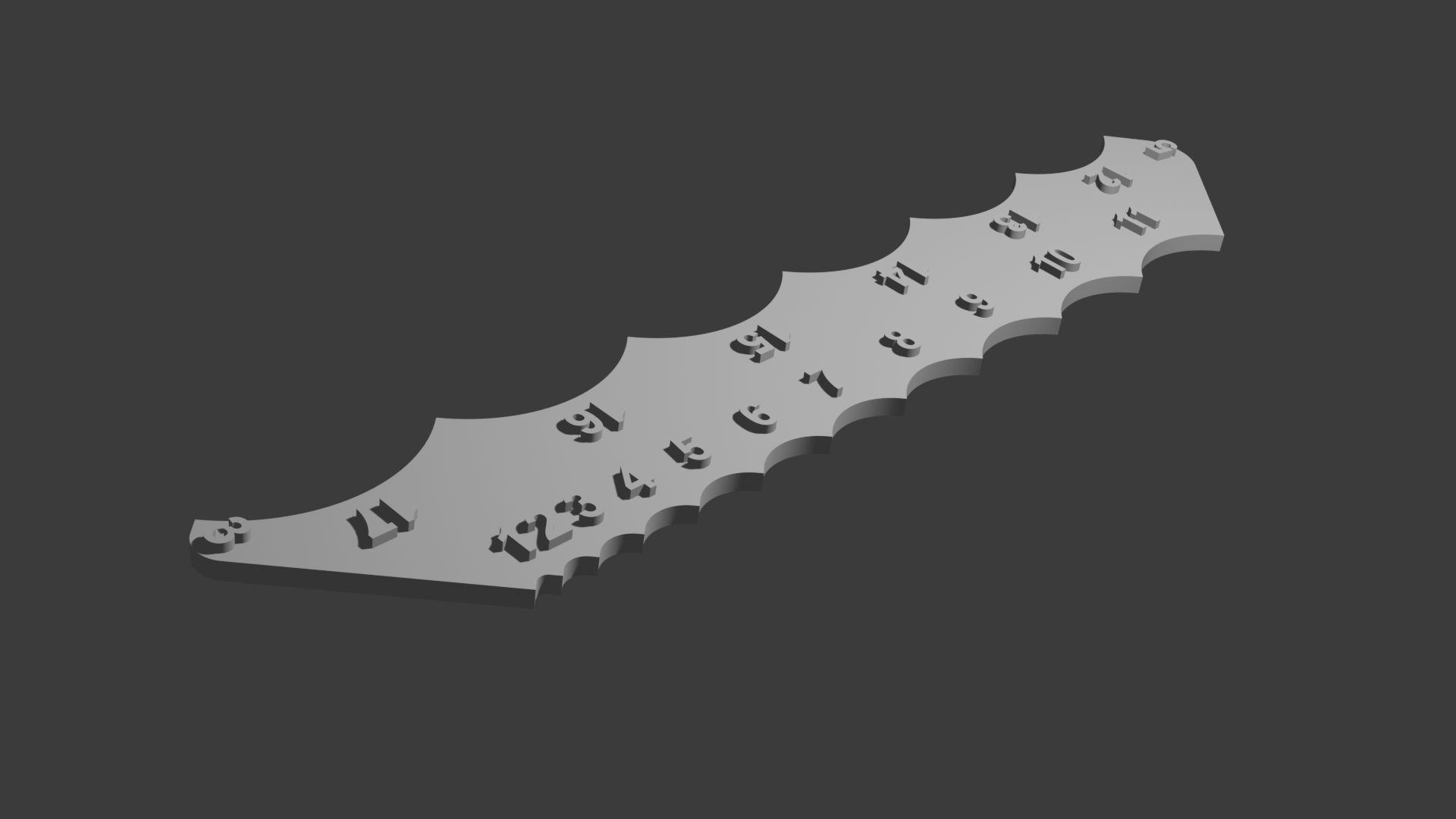 Rounded Edge Measuring Tool | Extended Fillet Gauge | Curve Checker