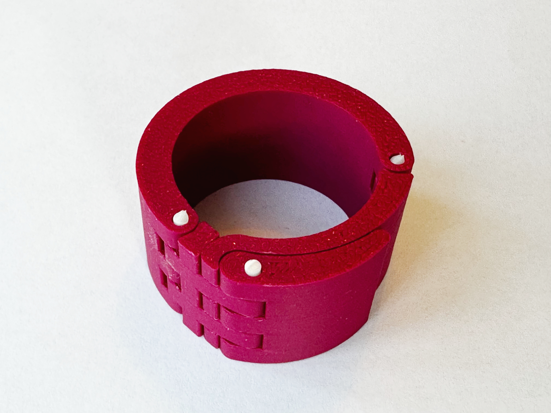 Parametric pipe clamp with quick release, fully adjustable in FreeCAD - photo 2