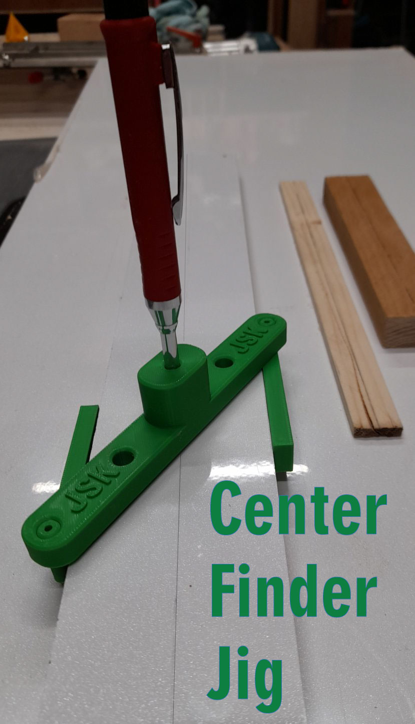 Center Finder Jig Woodworking