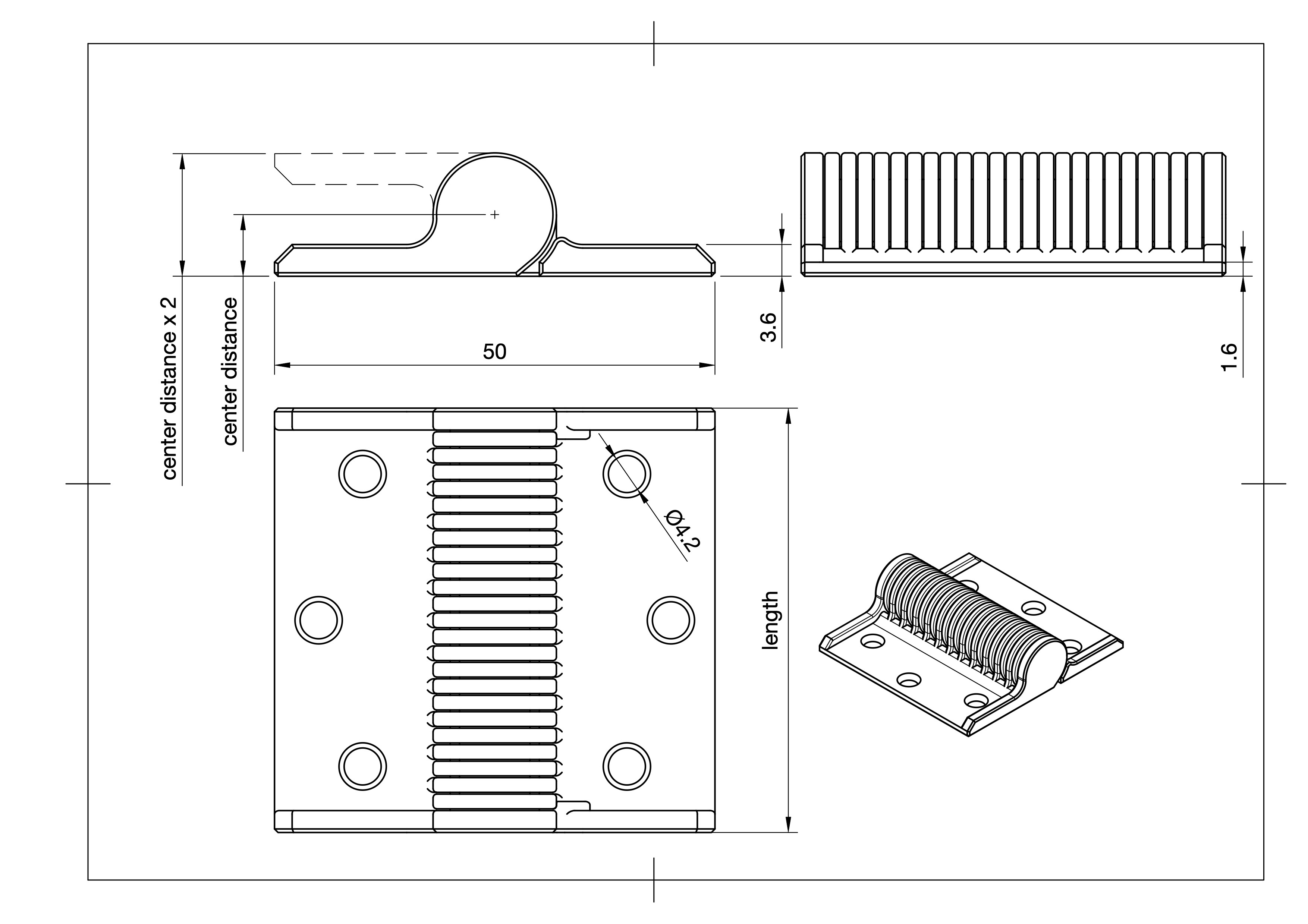 Print in Place Hinge – PETG/ASA – Medium Strength 200 - LR Basics - photo 2