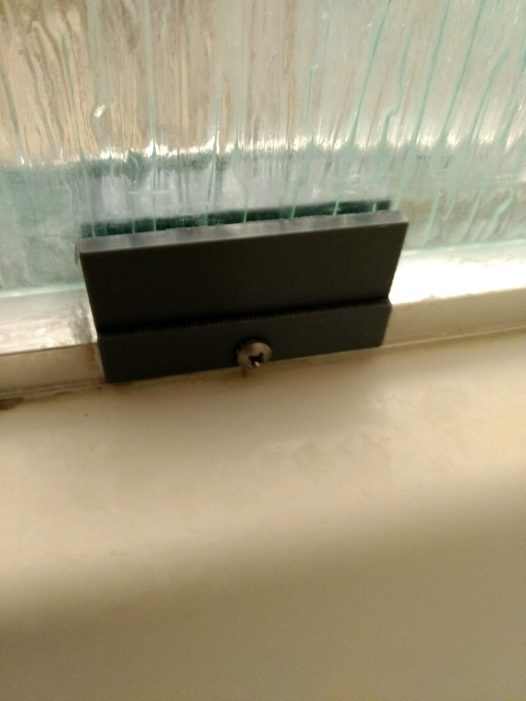 Glass shower door guide - photo 2
