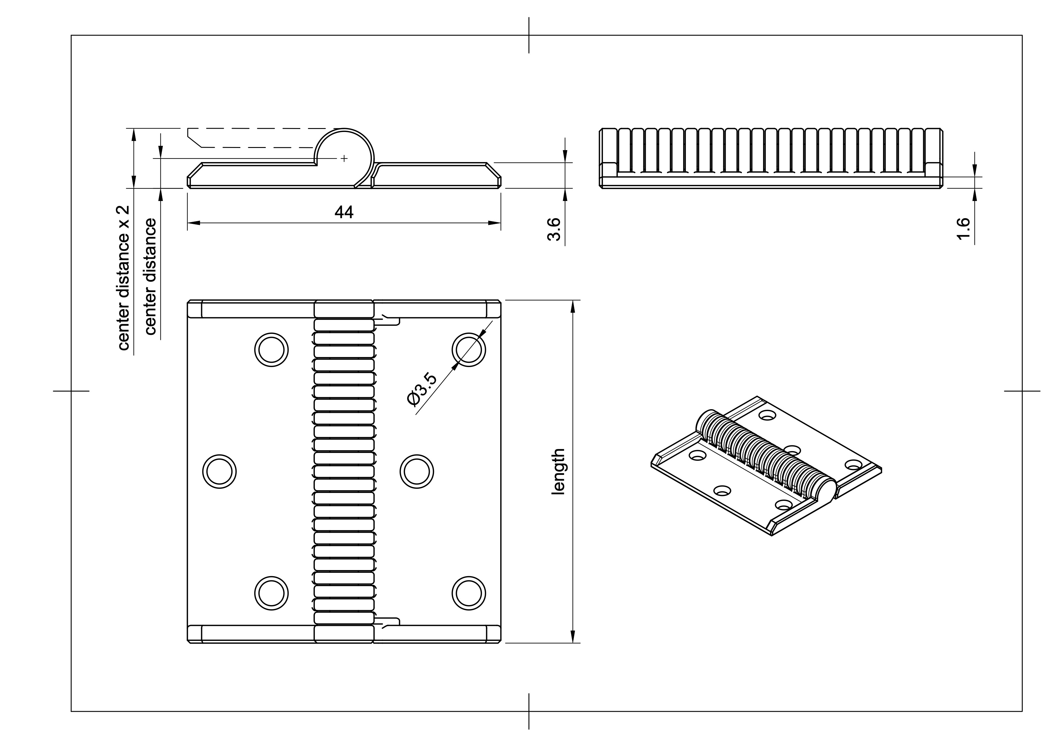 Print in Place Hinge – PETG/ASA – Low Strength 150 - LR Basics - photo 3