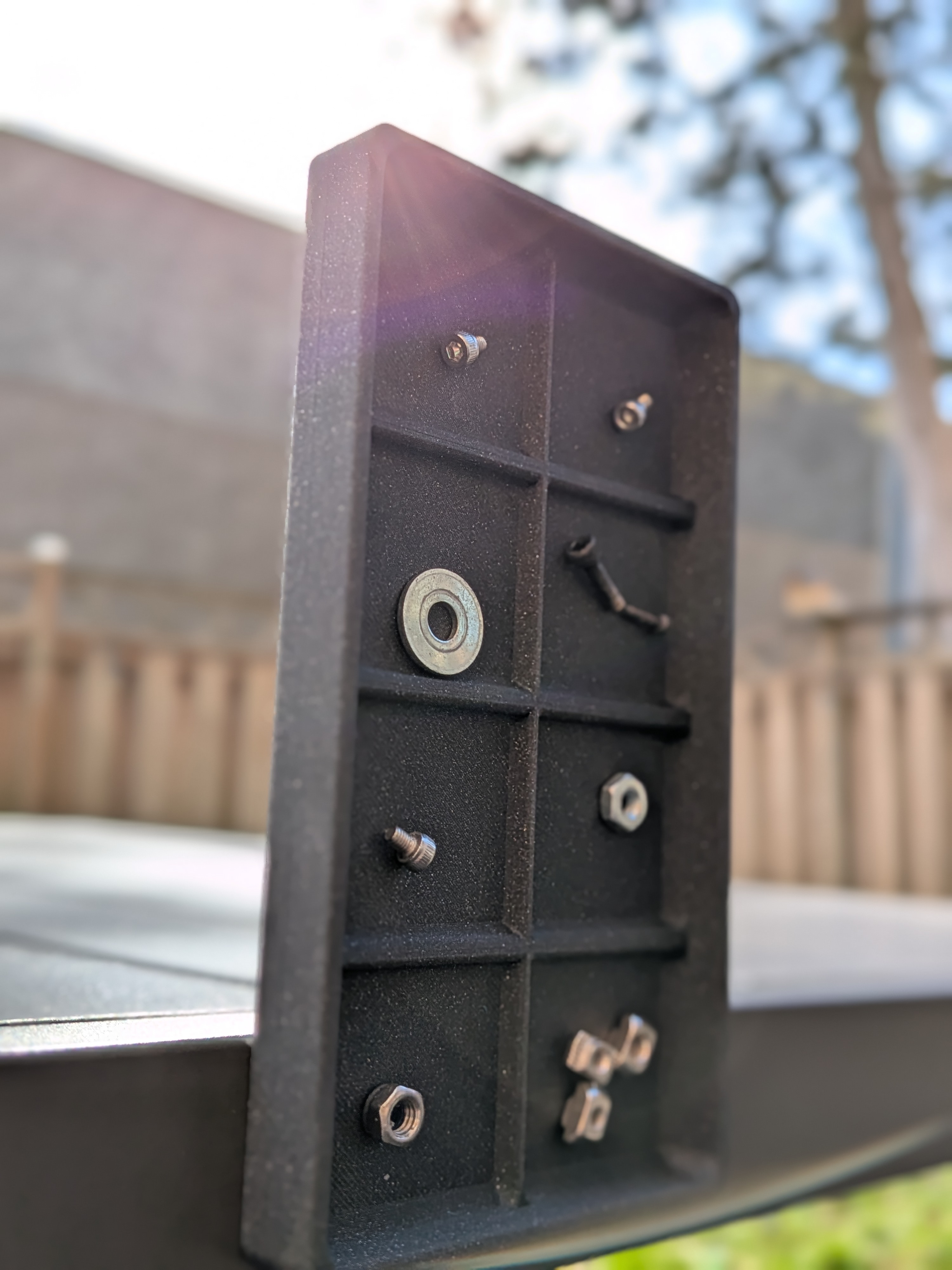 Small Divided Magnetic Parts Tray