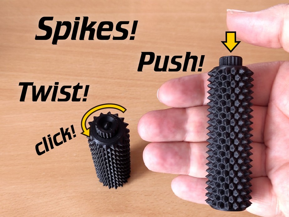 spiky clicky stim toy
