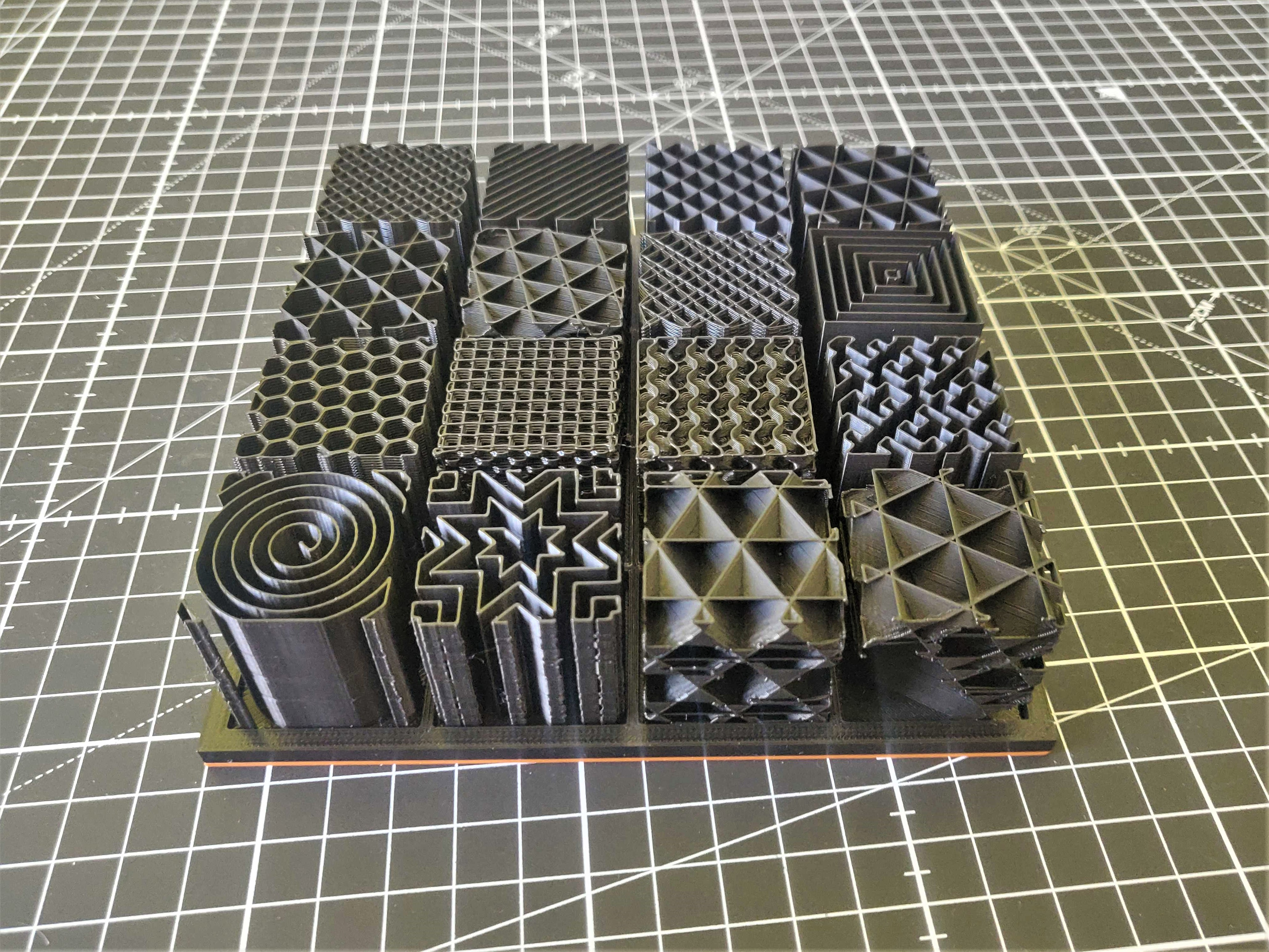 Upgraded Tray for Infill Stiffness Demo Cubes - photo 3