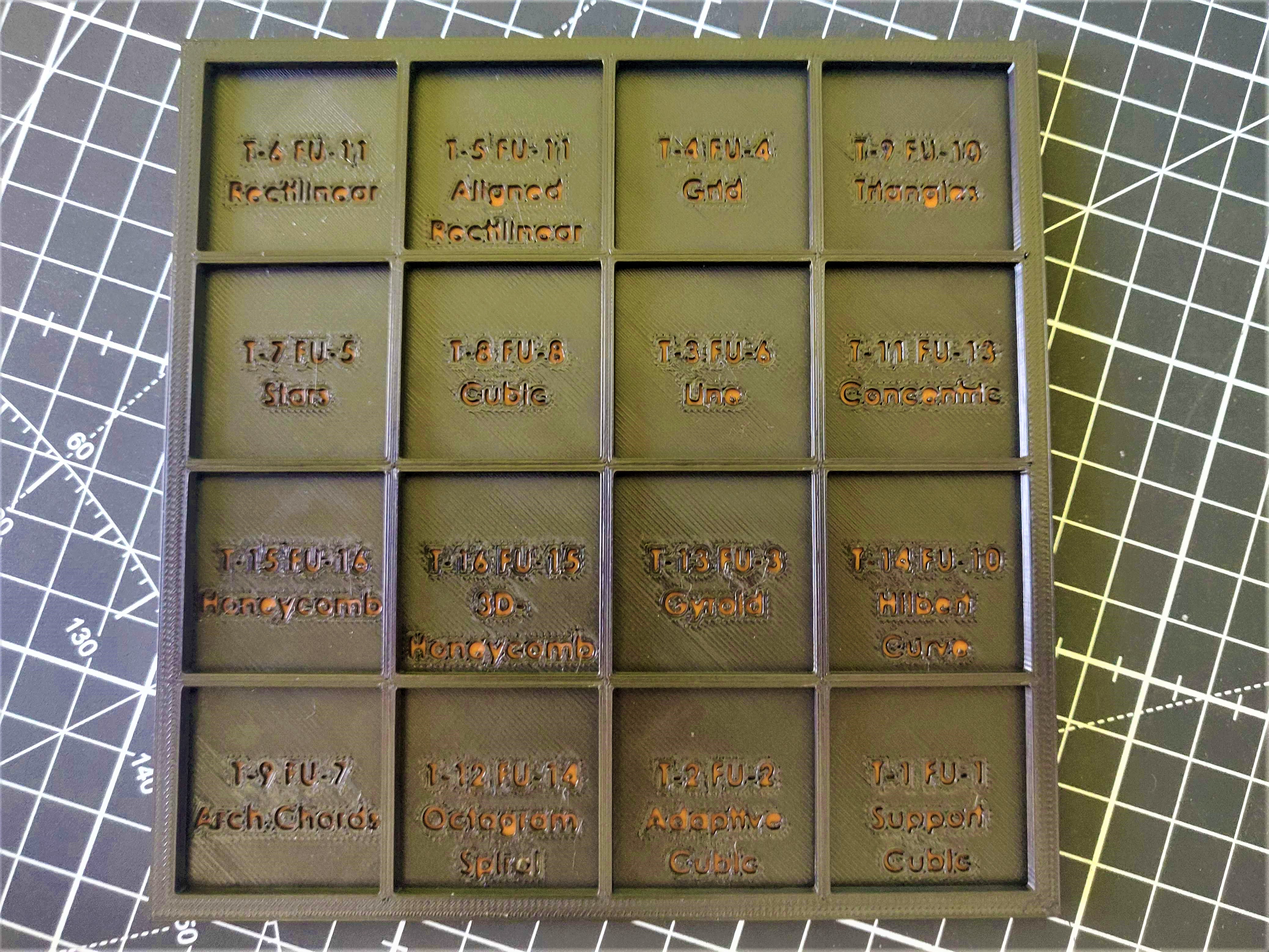 Upgraded Tray for Infill Stiffness Demo Cubes - photo 4