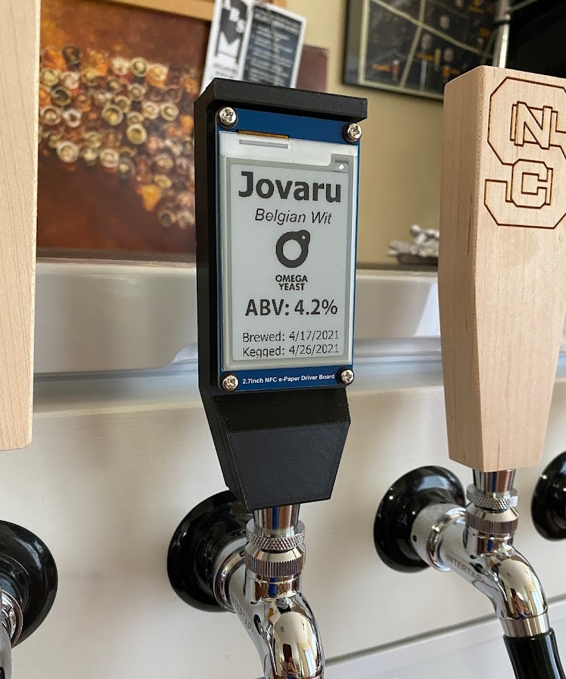 E-Paper Display Tap Handle