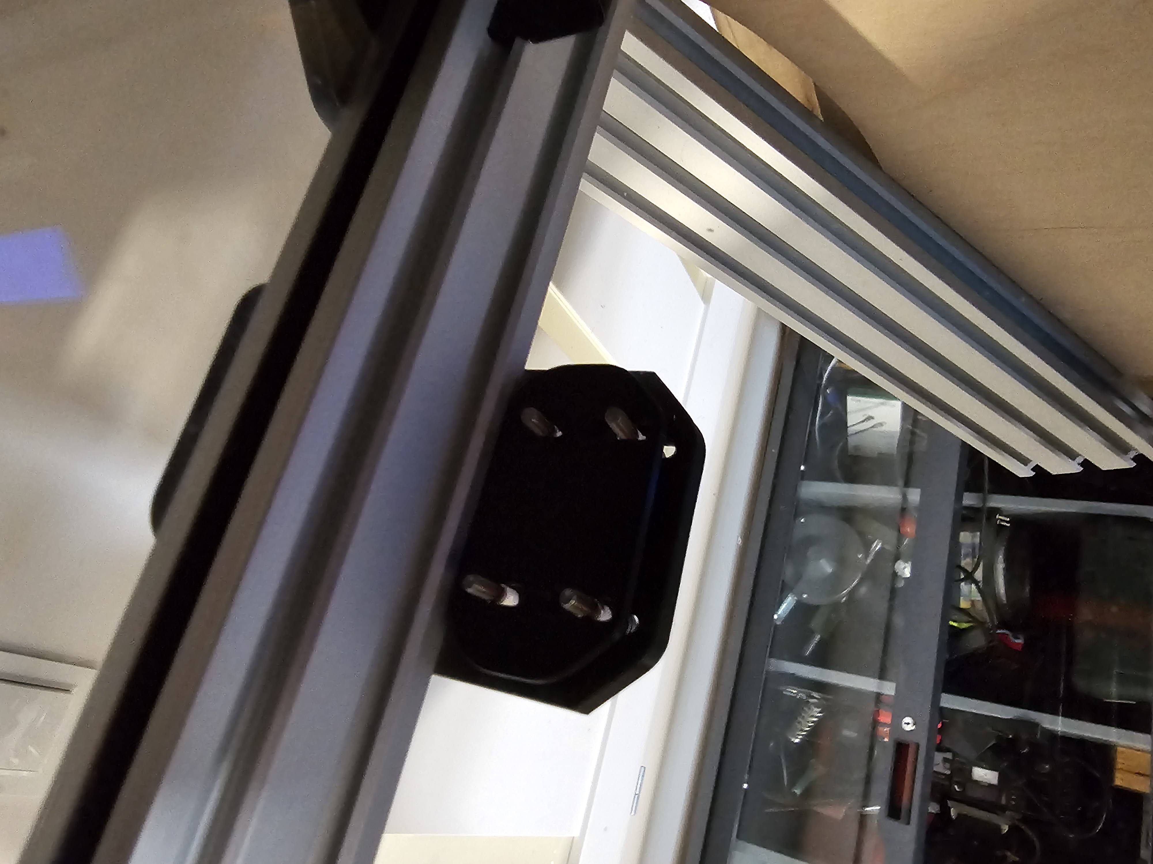 Smooth Door Hinge (V-slot, M3 screws, plexiglass, plexi, regulated) - photo 4