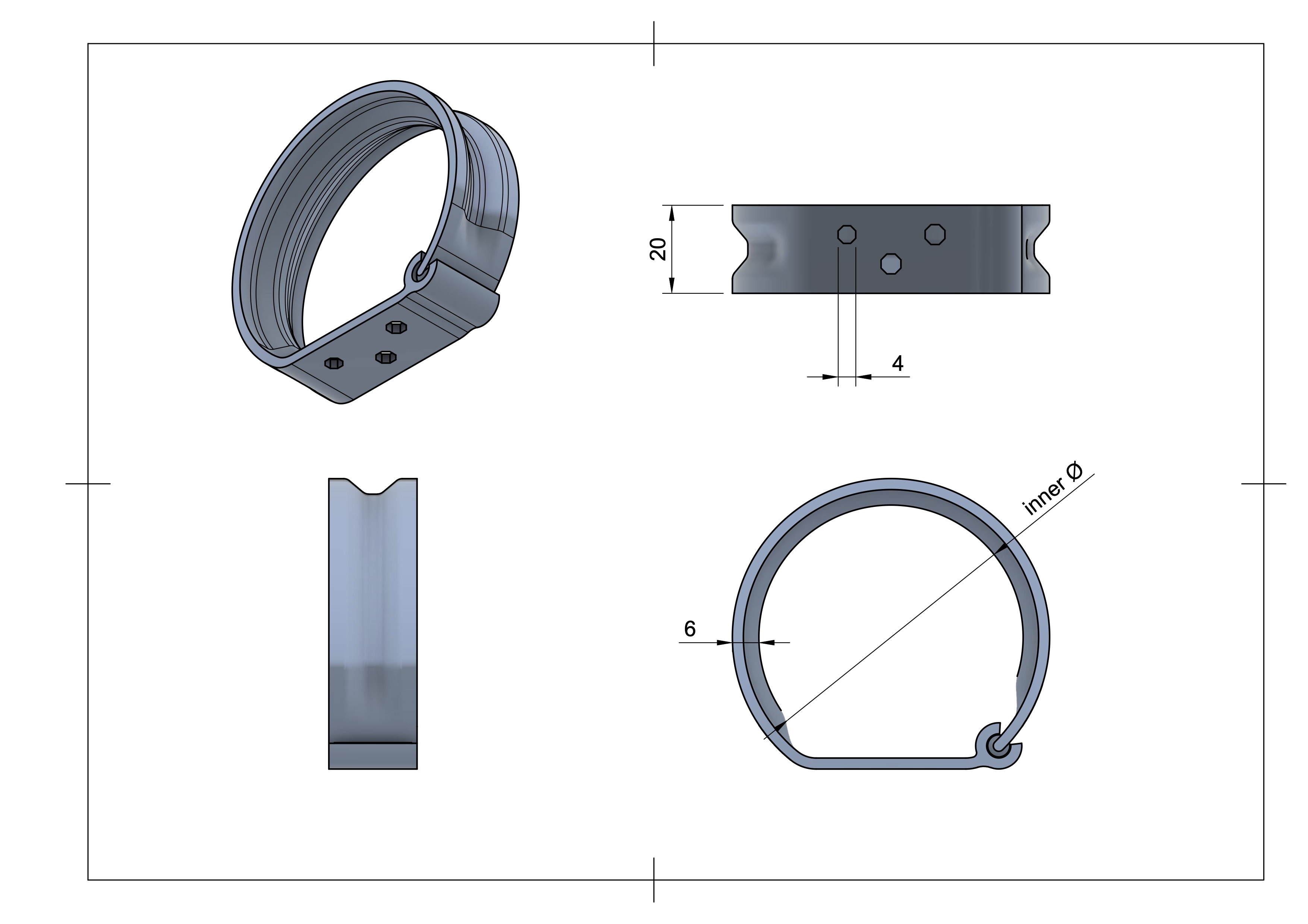 Cable Organizer with Slide-in Lock – Various Sizes - photo 2