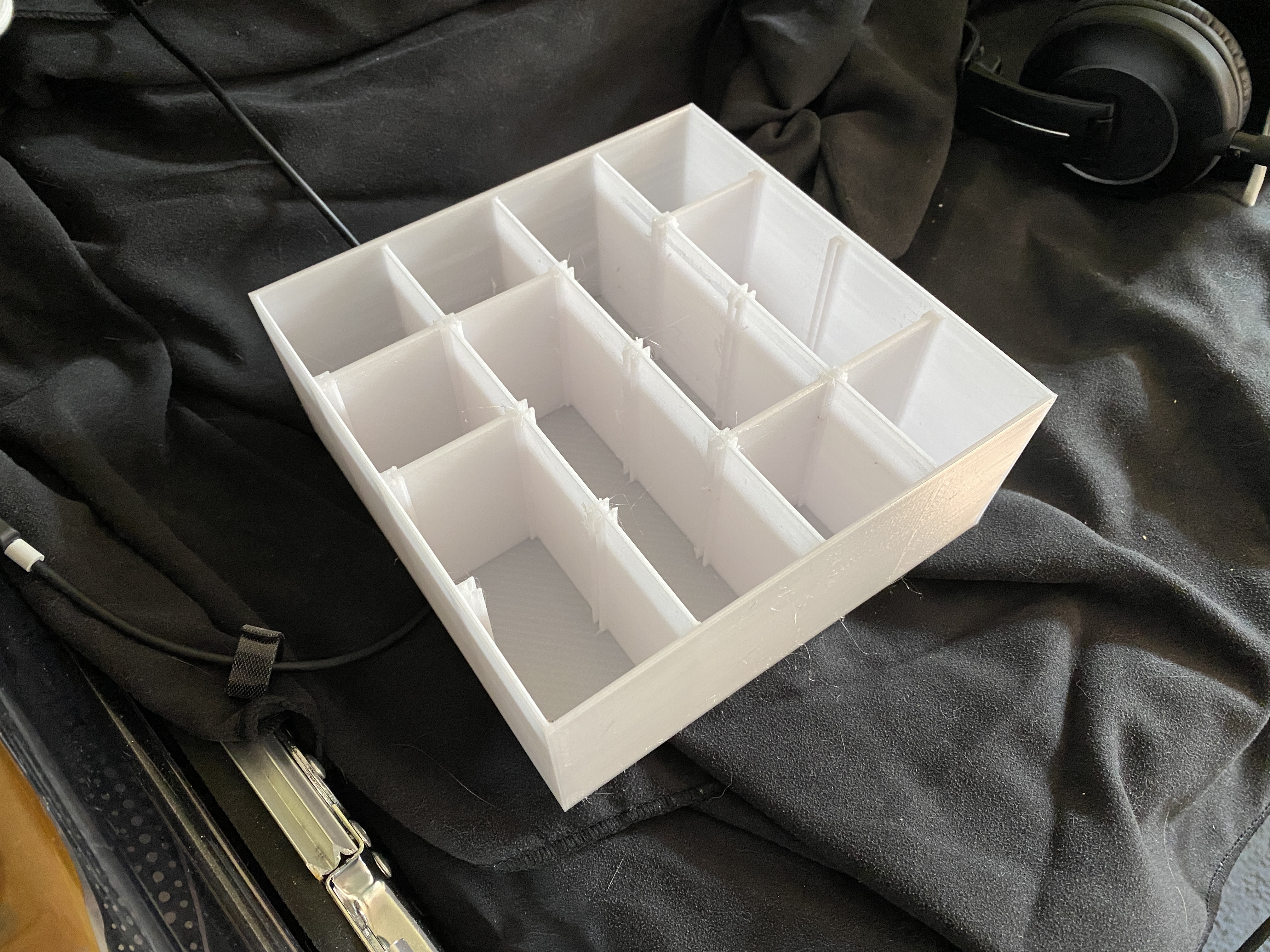 Stackable Storage Bin with Removable Dividers - photo 2