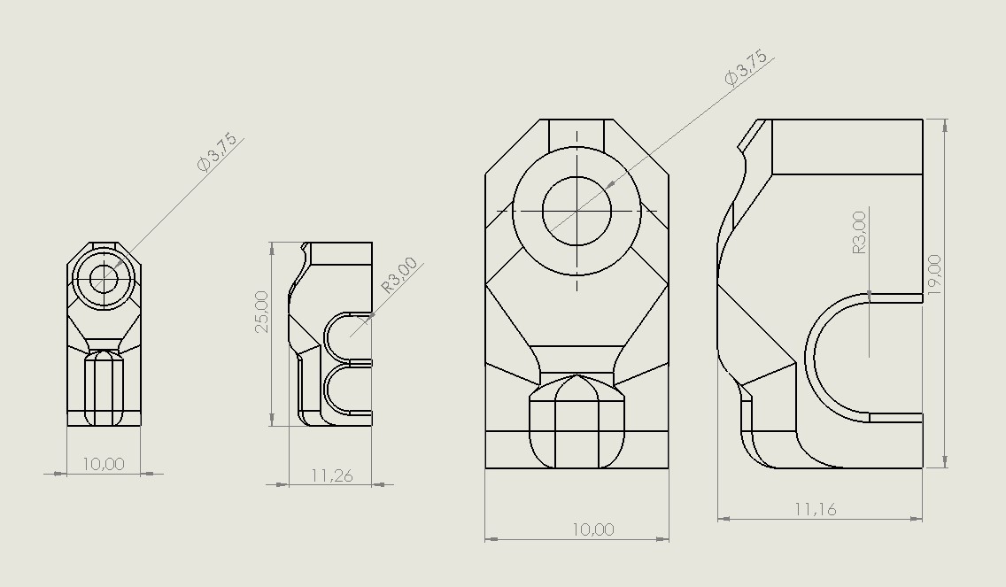 Rj45 Cable wall holder - photo 2