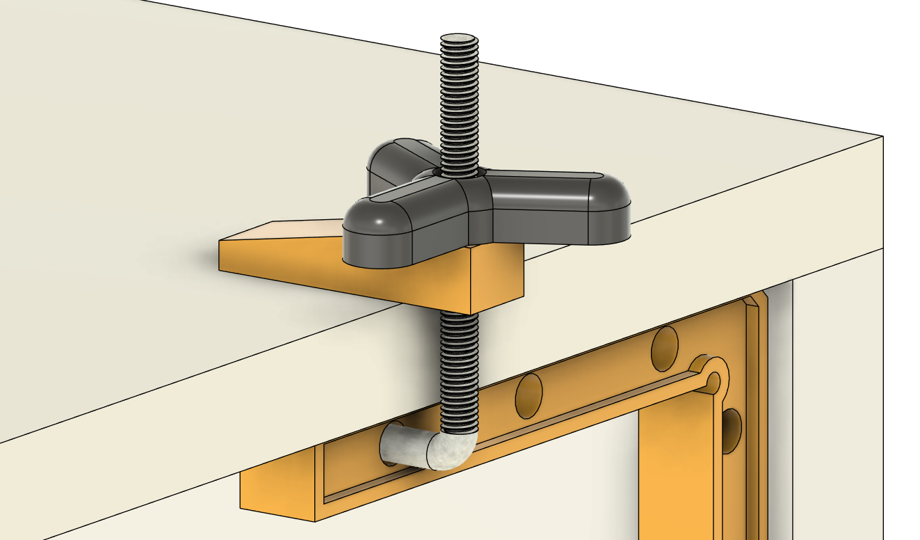 Right-Angle Clamp with Positioning Blocks
