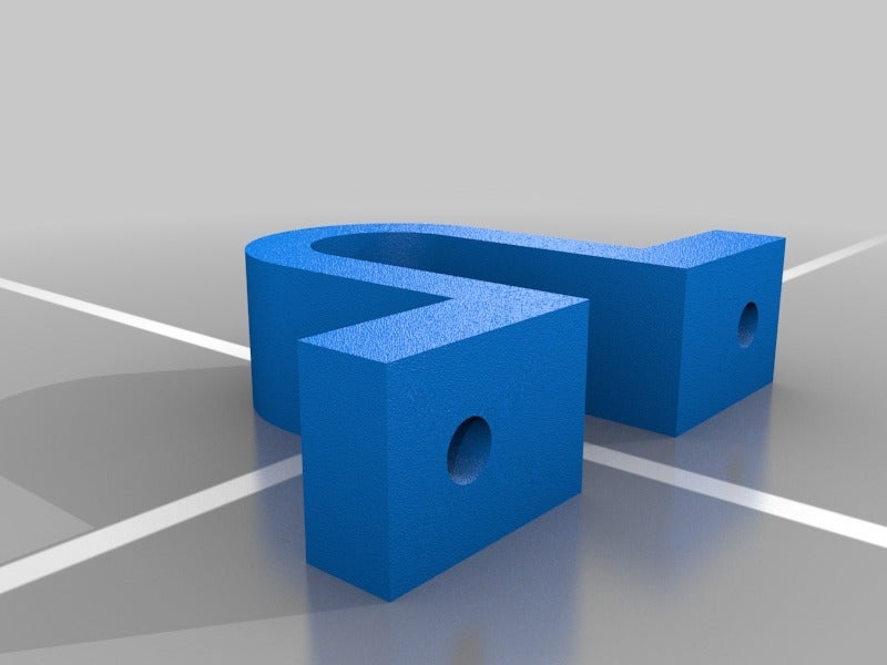 Frame clamp for Rods - Designed for Anycubic Prusa i3 - photo 2