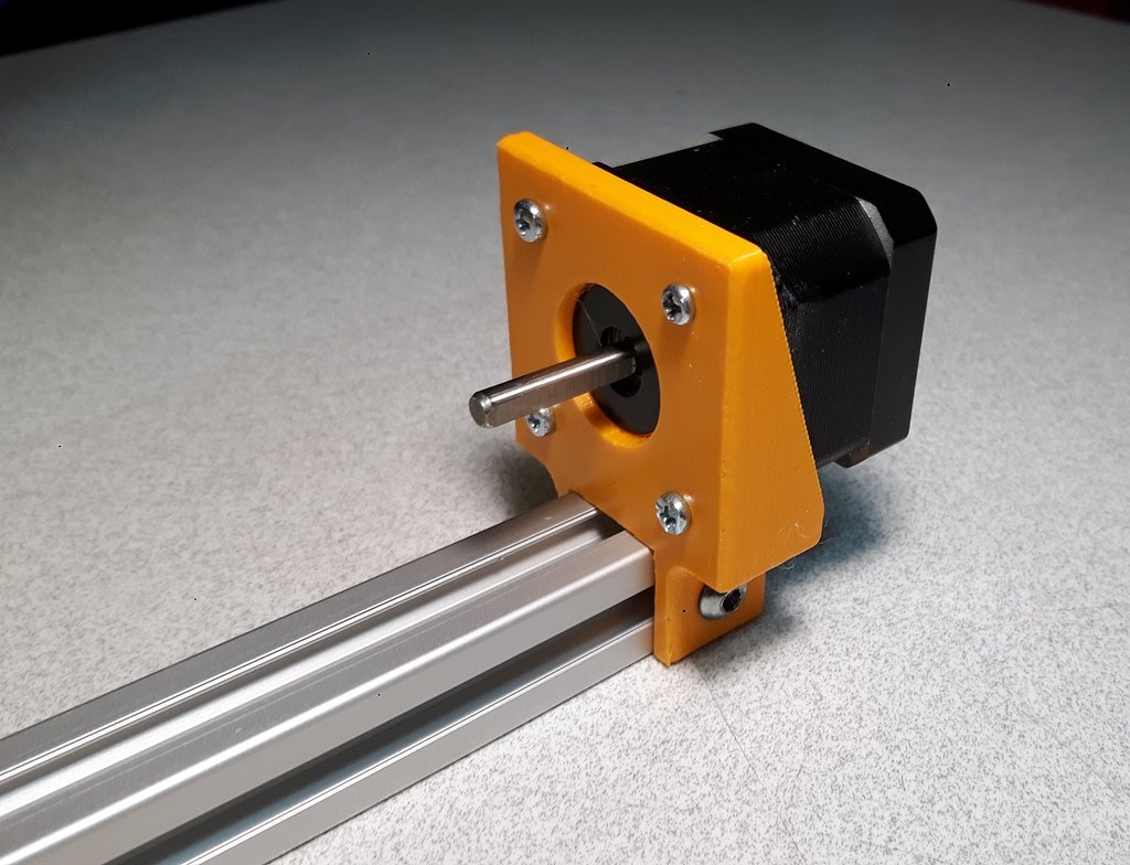 NEMA 17 mount for 20x20mm Alu profile