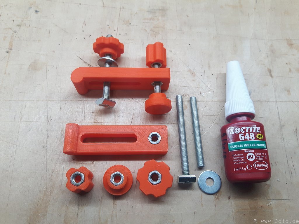 Clamp holder for a 3018 CNC milling / engraving machine Ver.2 - photo 4