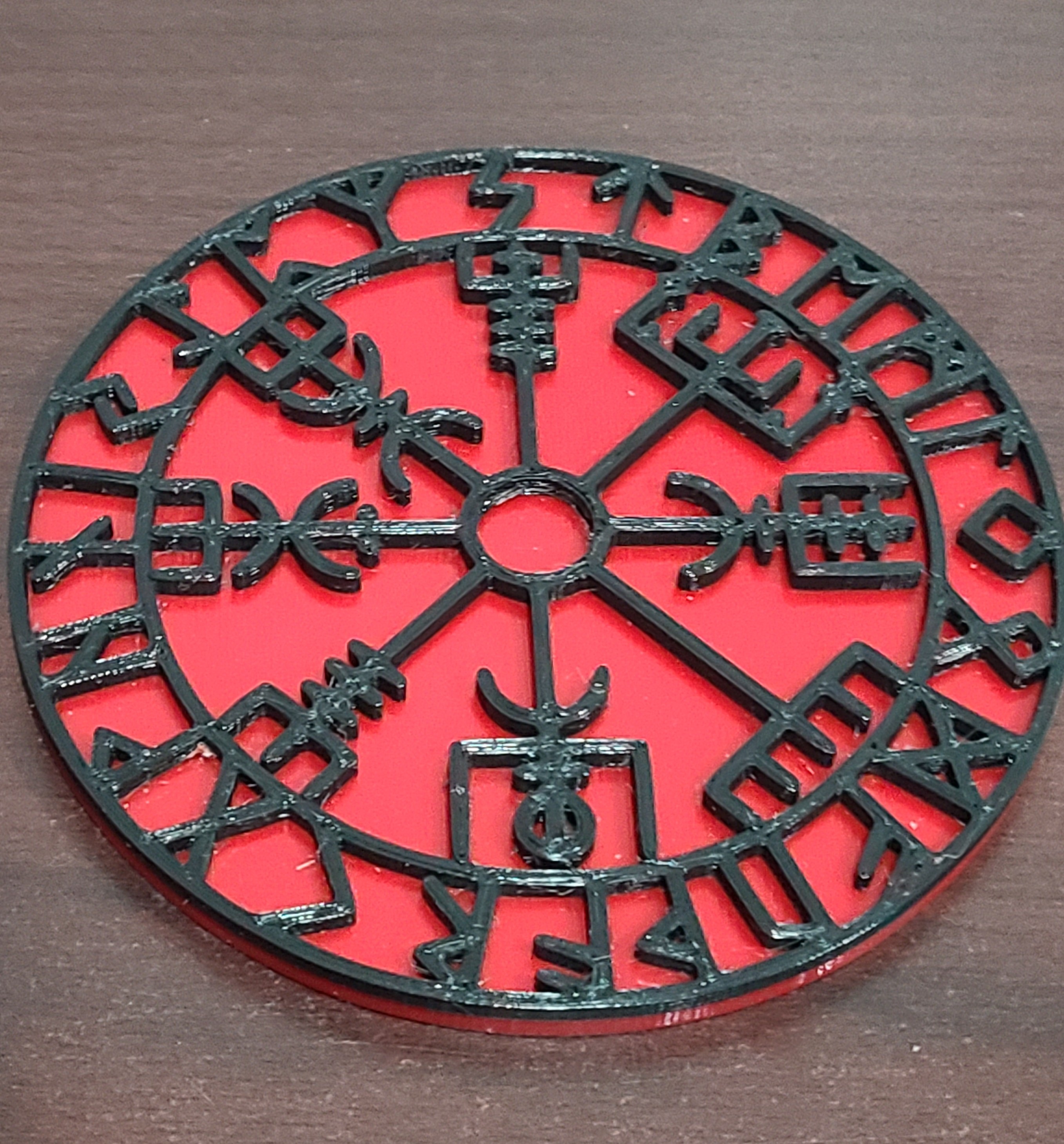 Vegvisir - Viking Compass Coaster