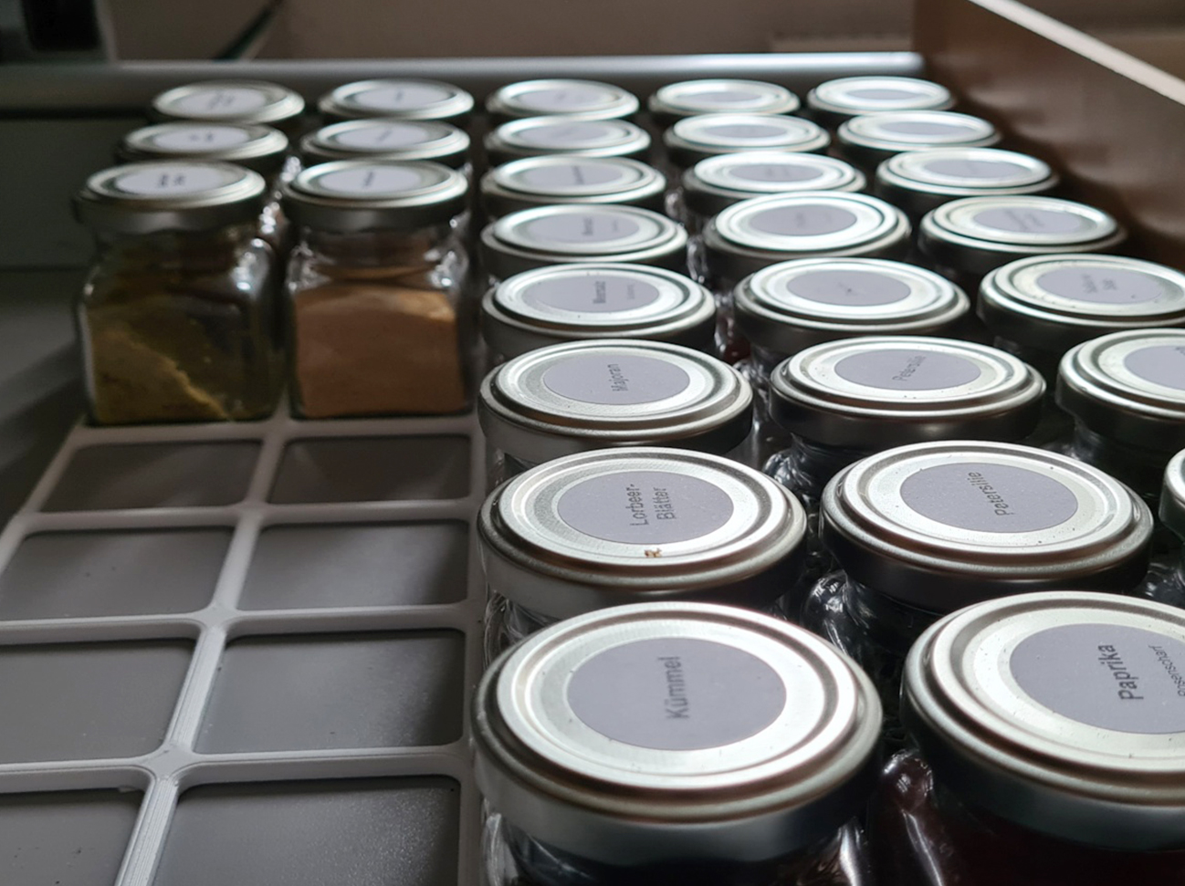 Spices holder grid kitchen drawer - Drawer Organizer - photo 2