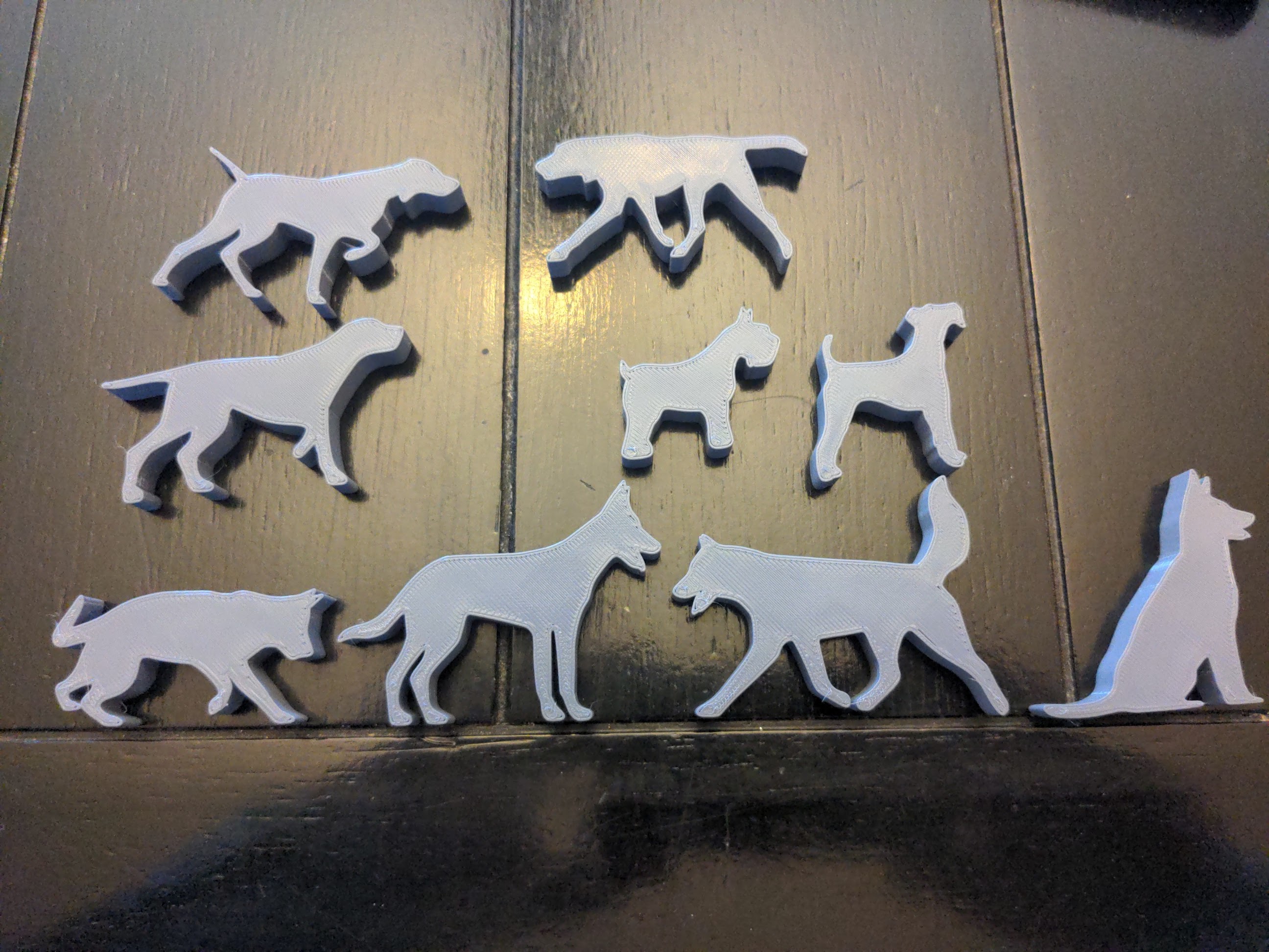 Dog Silhouettes (Meeple for Dog Lover Board Game) - photo 3
