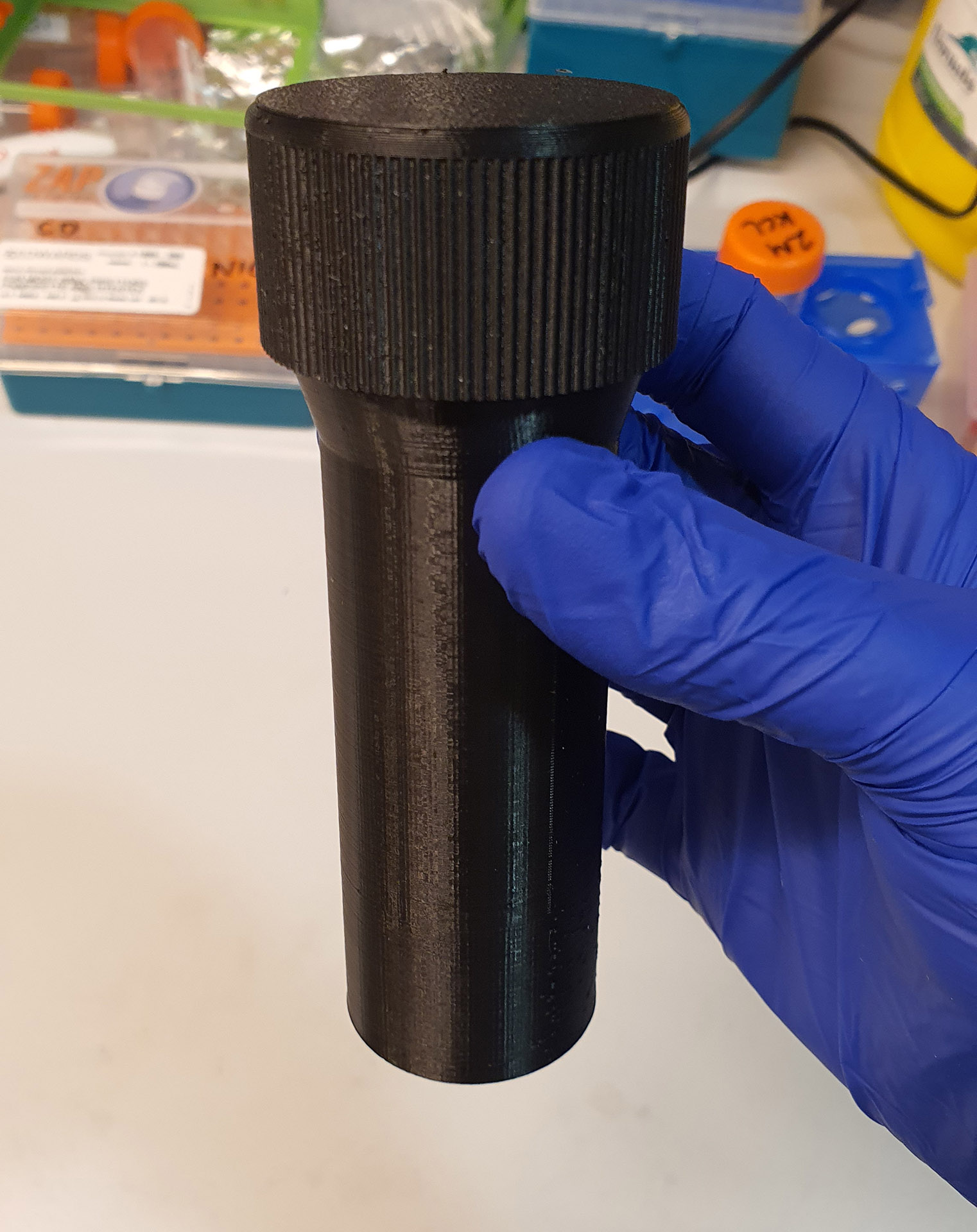 50mL conical tube darkness storage canister with screw-on lid - photo 2