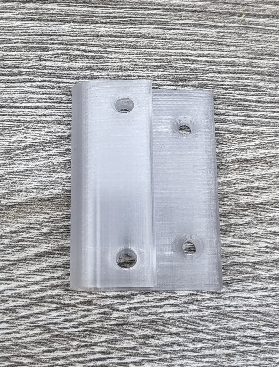Repurpose CD or DVD wire rack as a wall shelf with 3D printed wall mount - photo 3