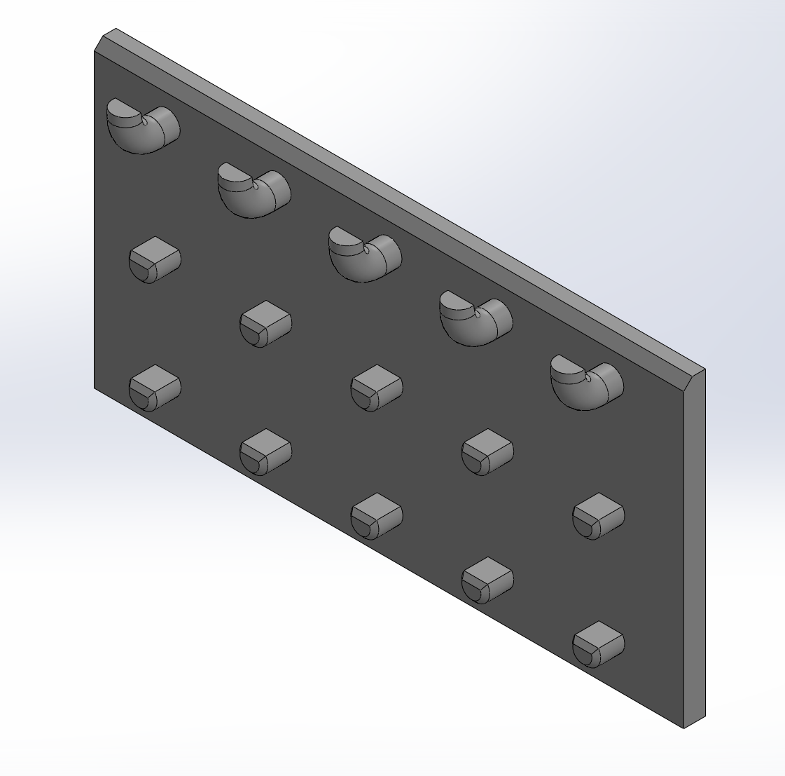 Peg Board Attachment Backplates