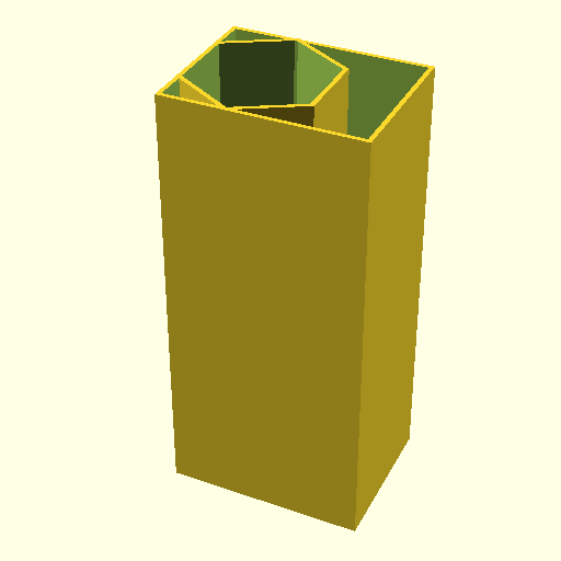OpenSCAD Fully parametric drawer cable storage management hive with punch cuts - photo 4