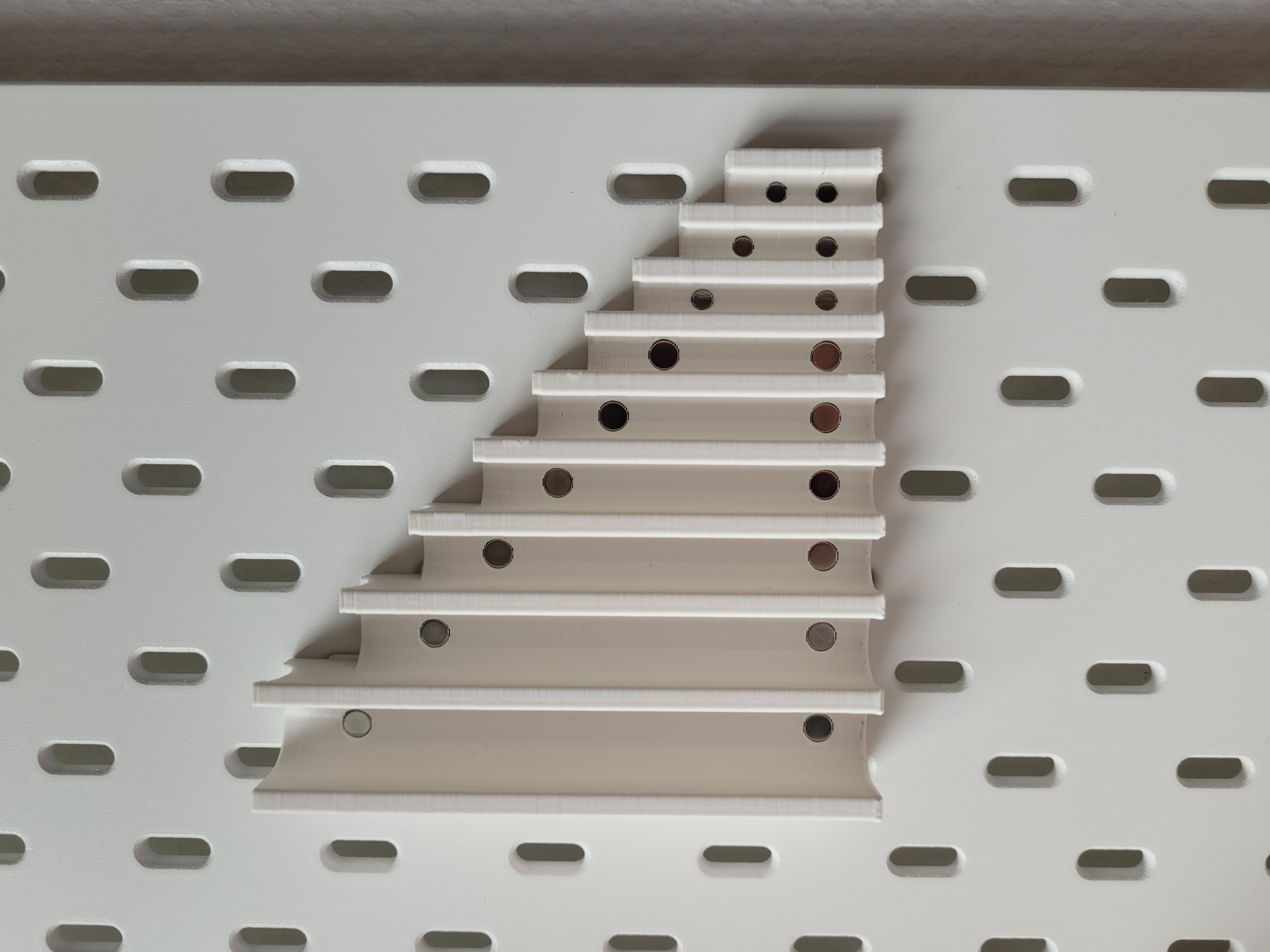 Ikea Skadis Wera keys magnetic mount - photo 3
