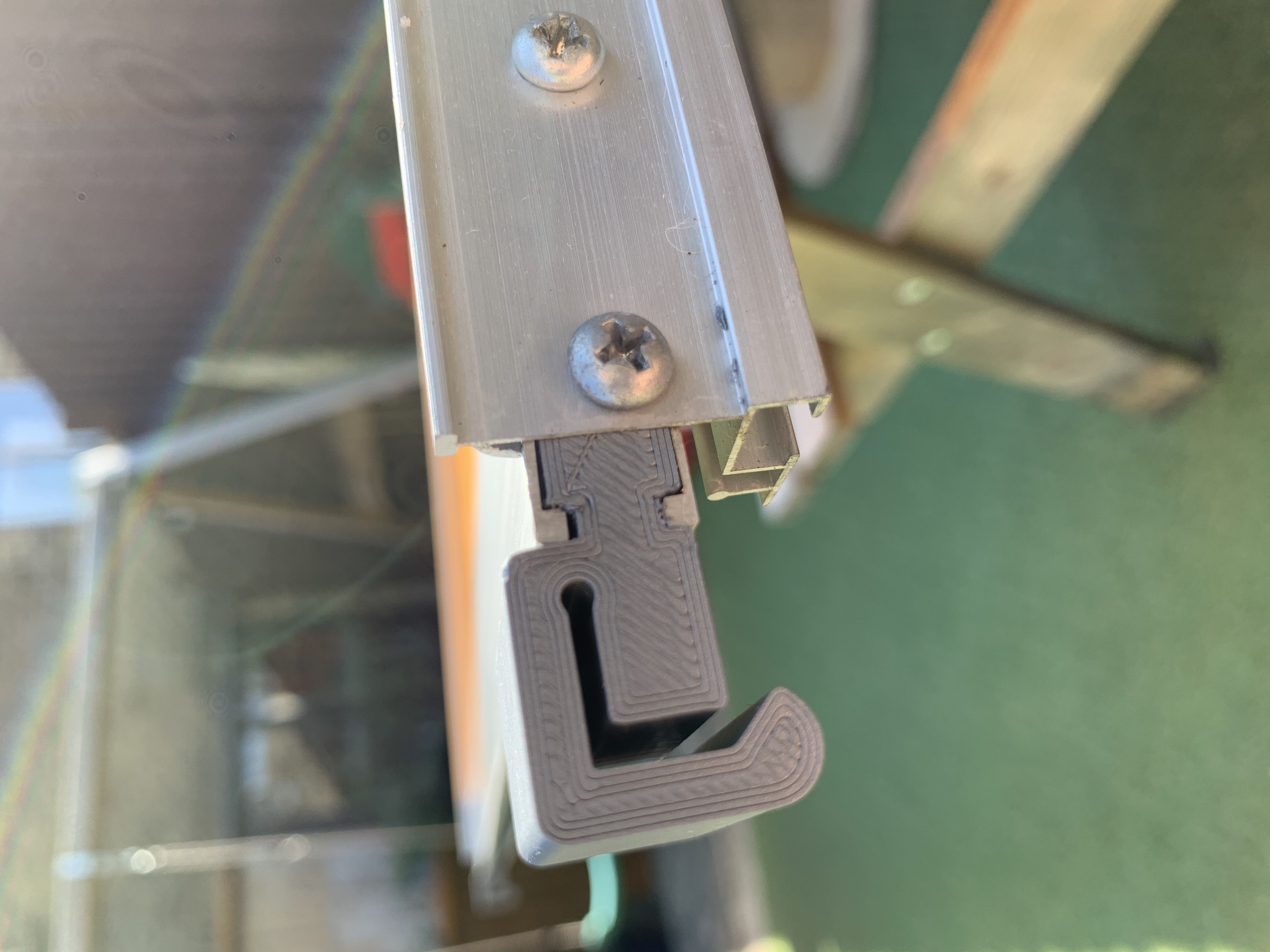 Aluminium Greenhouse Sliding Door Bottom Slider - photo 2