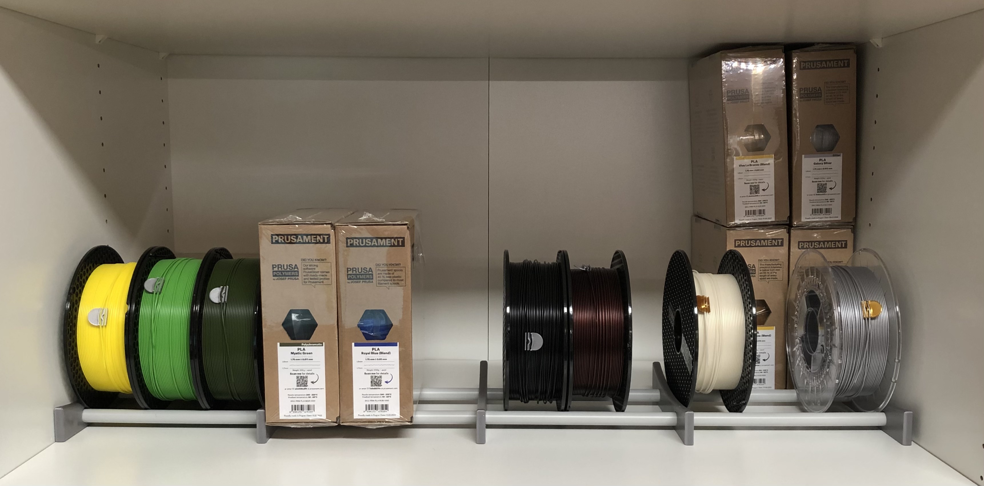Prusament/Filament/Spool Shelf using 16mm PVC Pipe - photo 3