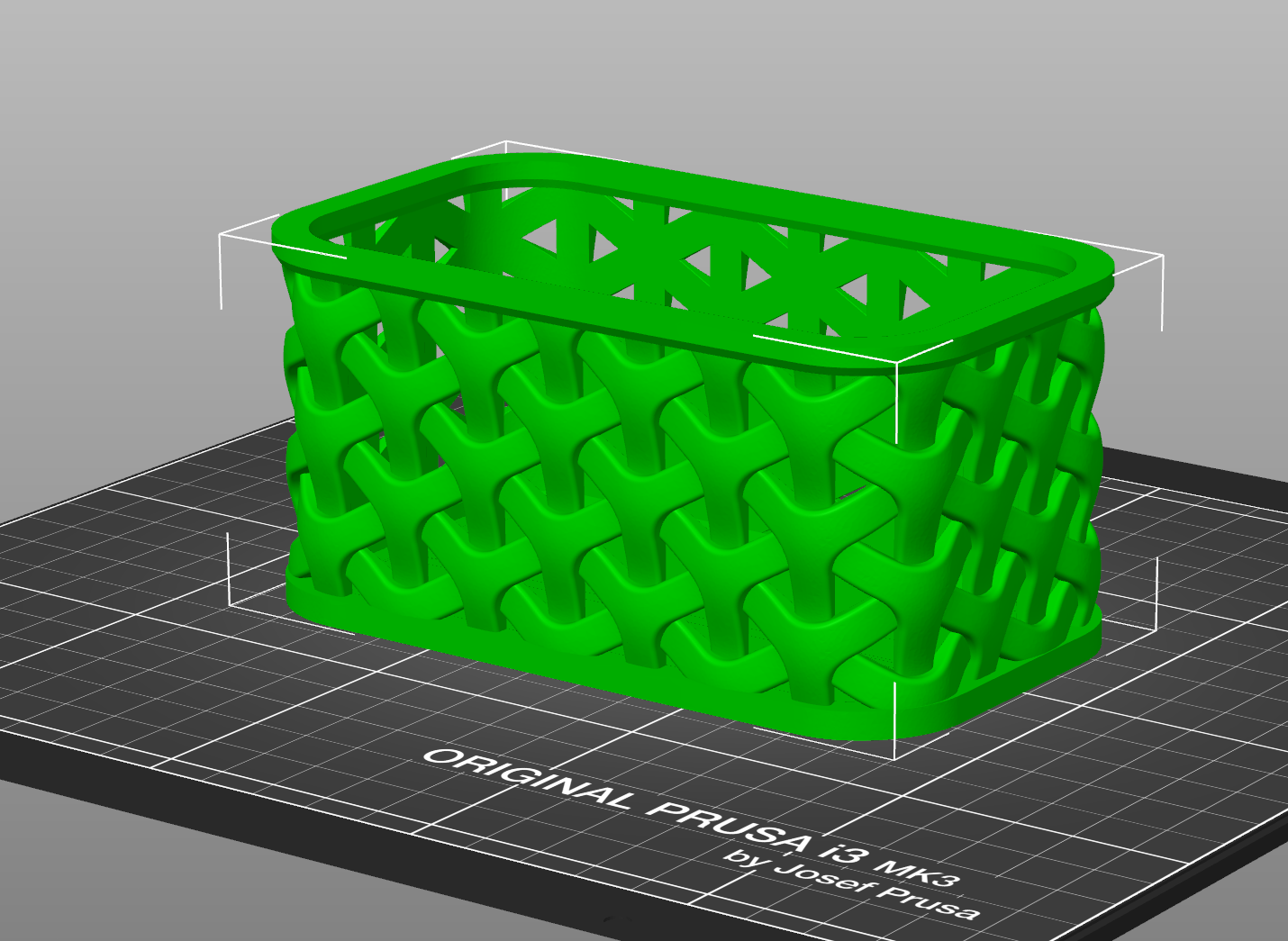 Rectangular Storage Box- Solid Bottom Remix