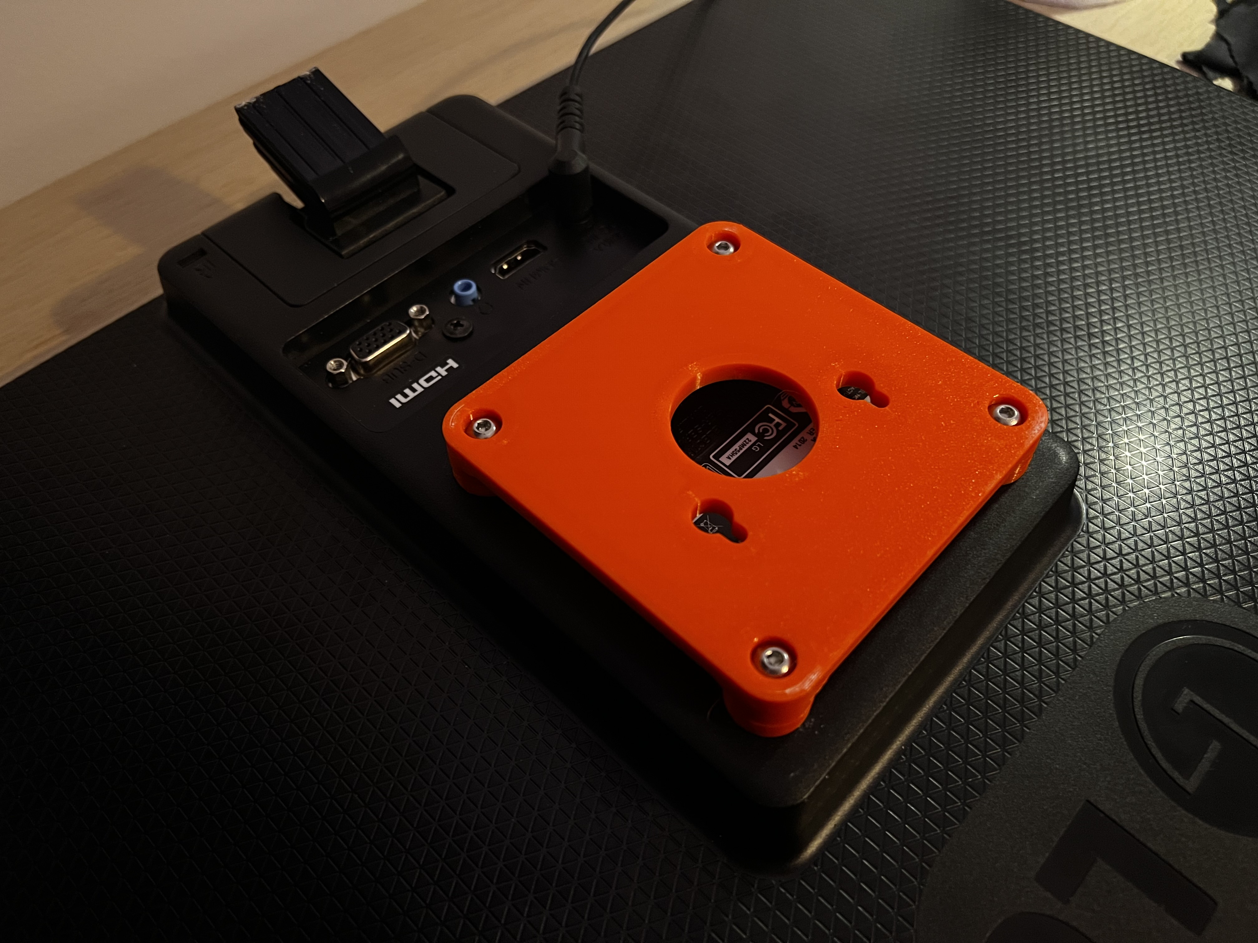 Vesa 75 low profile wall mount