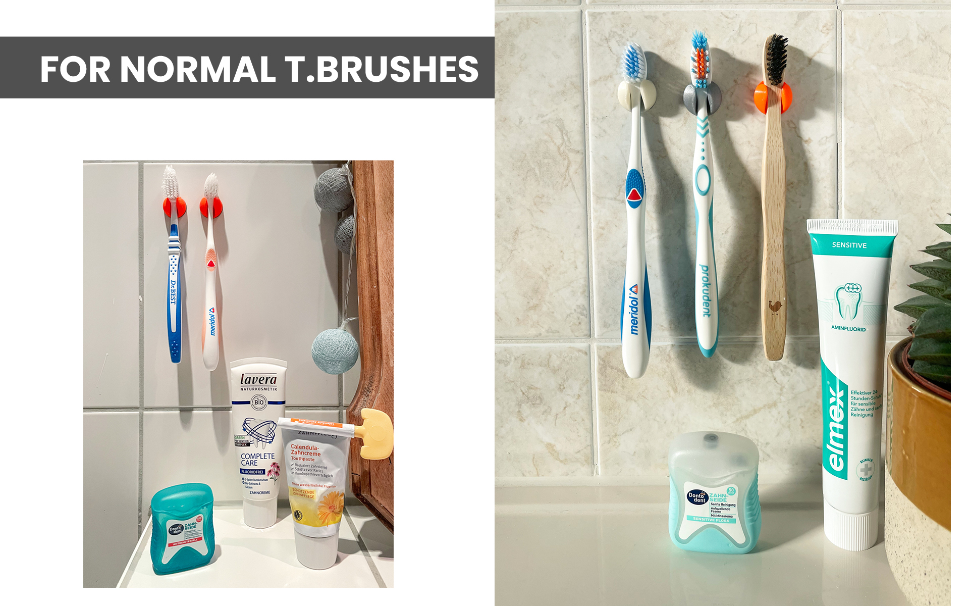 Simple yet elegant toothbrush holder/ hanger - photo 2