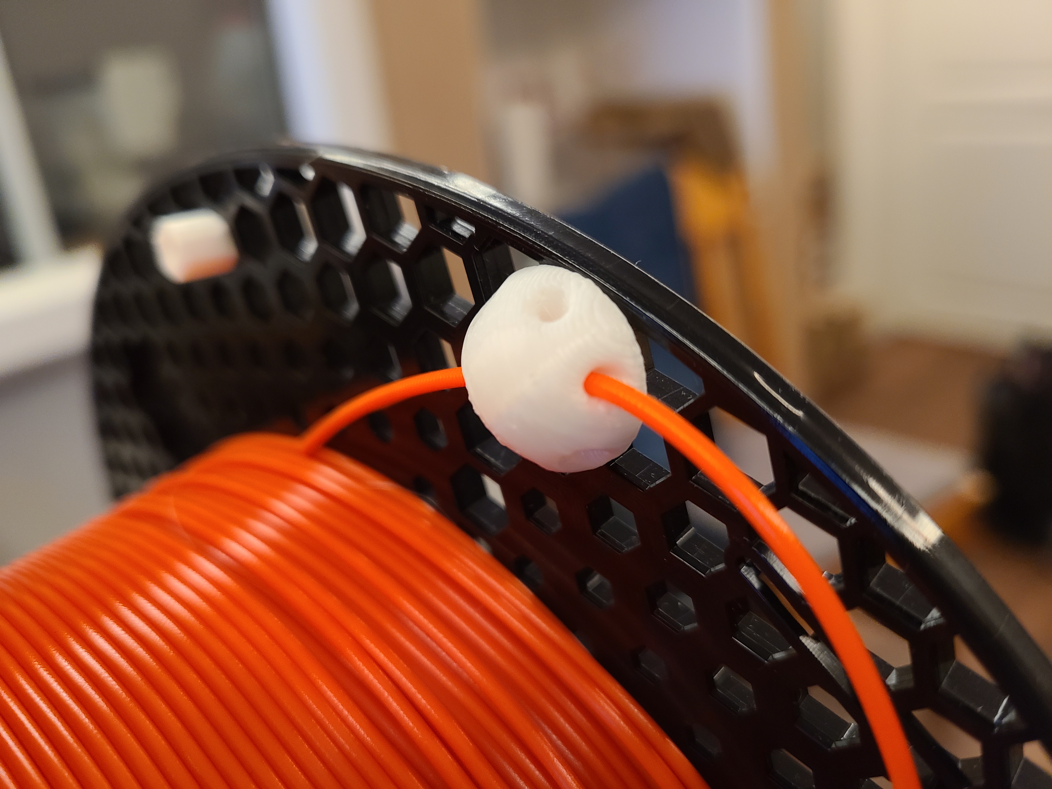 On Spool Filament clip for Prusament