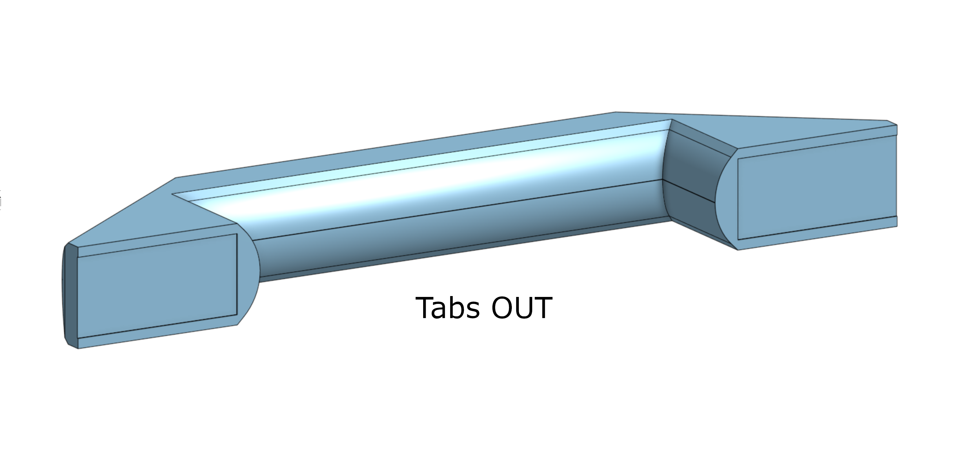 Refrigerator Door Handle - designed to be mounted with 3M Command Strips (No Supports) - photo 3