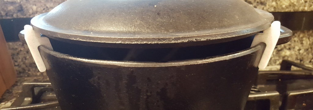 Cast Iron Dutch Oven / Frying Pan Lid Spacer - photo 4