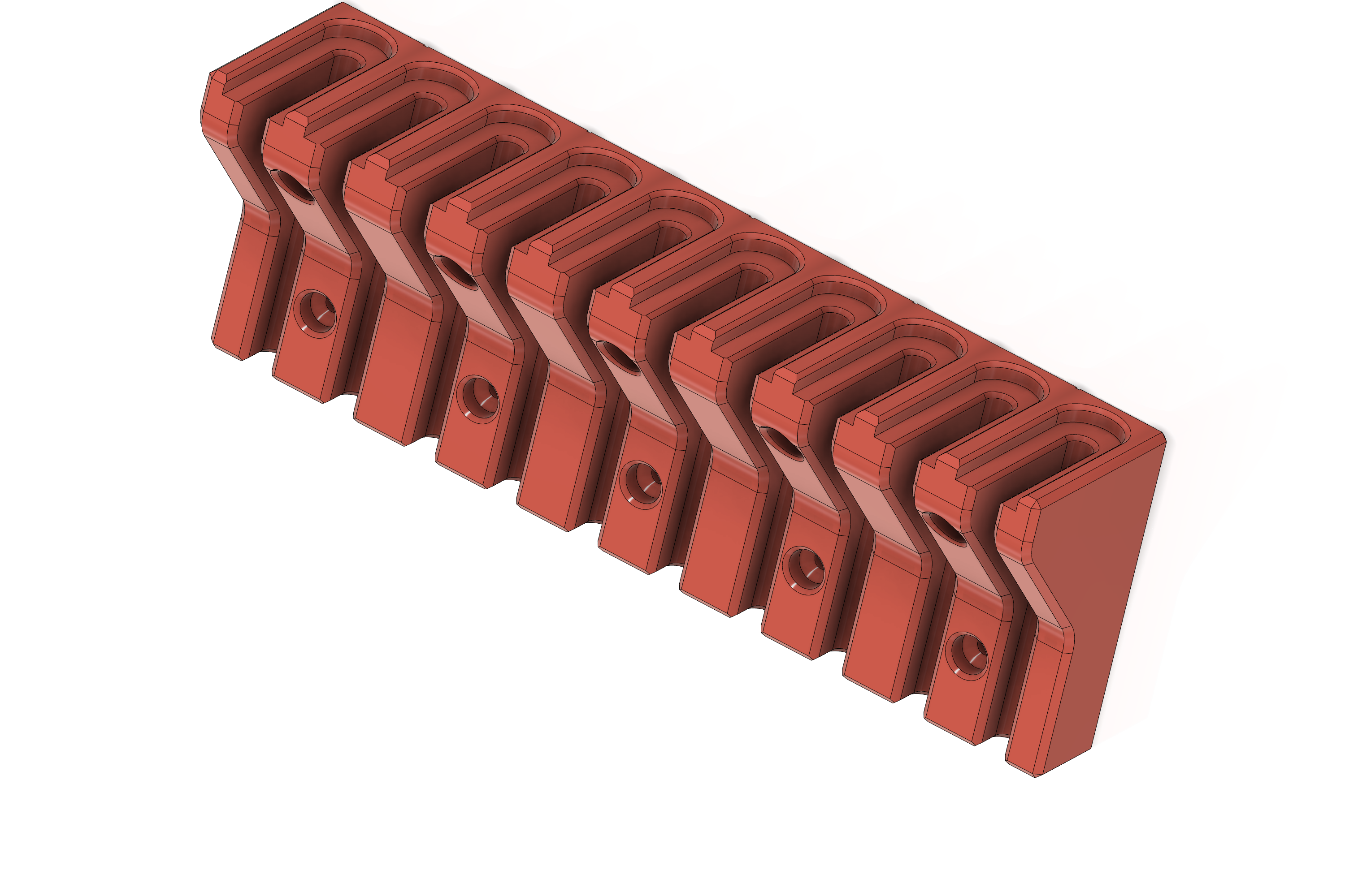 Compact F-Clamp Holder for Regular and Small Clamps - photo 2