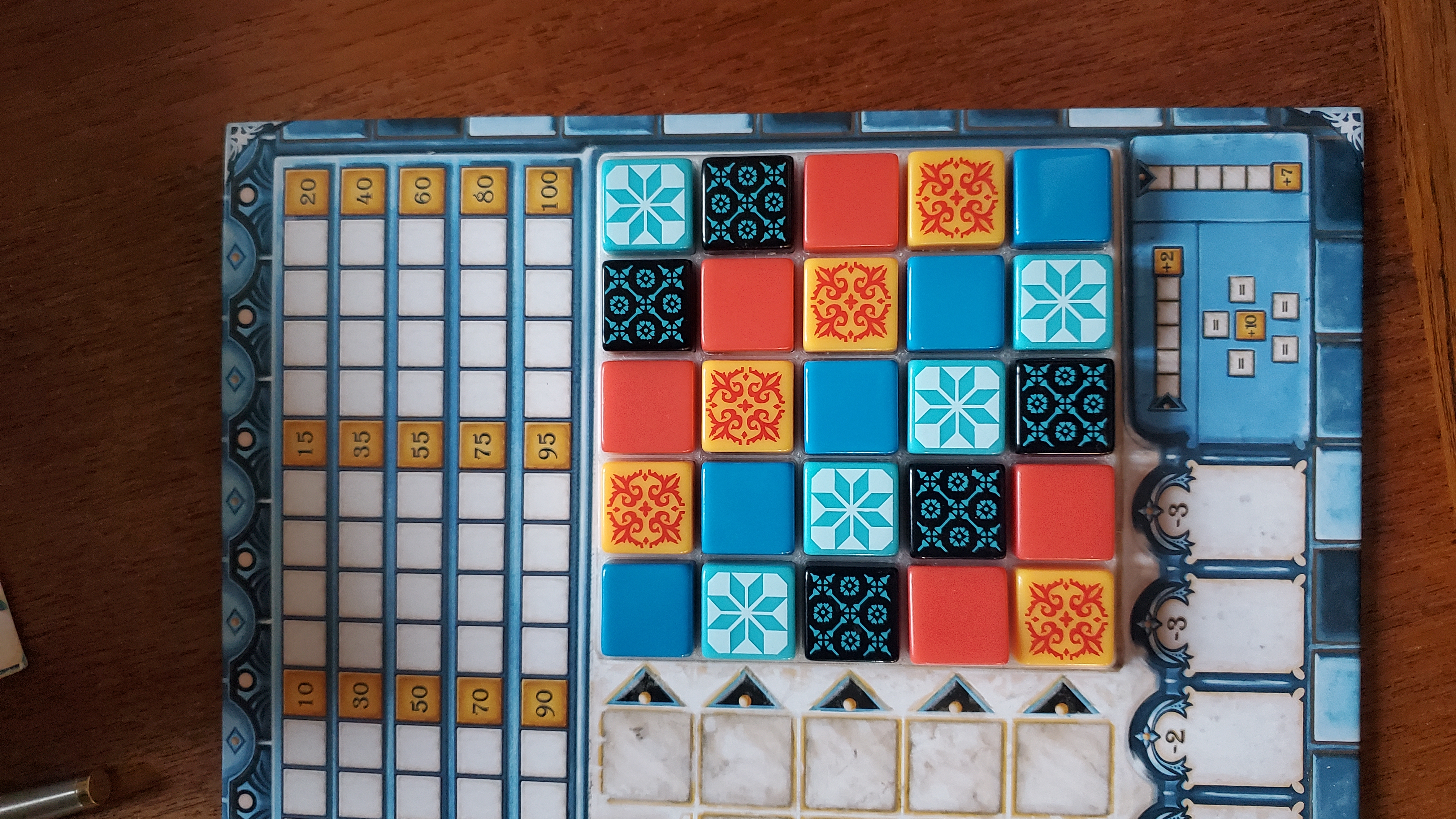 Azul Board Game Tile Tray