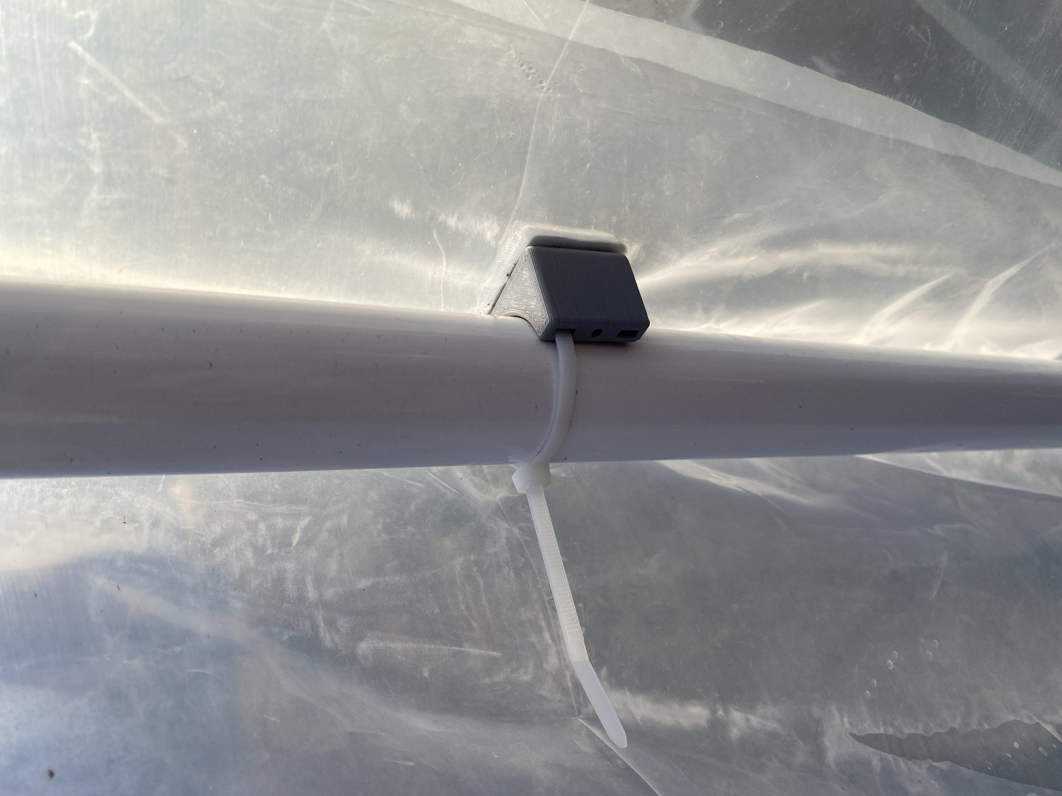 Greenhouse Plastic Clamp - photo 2