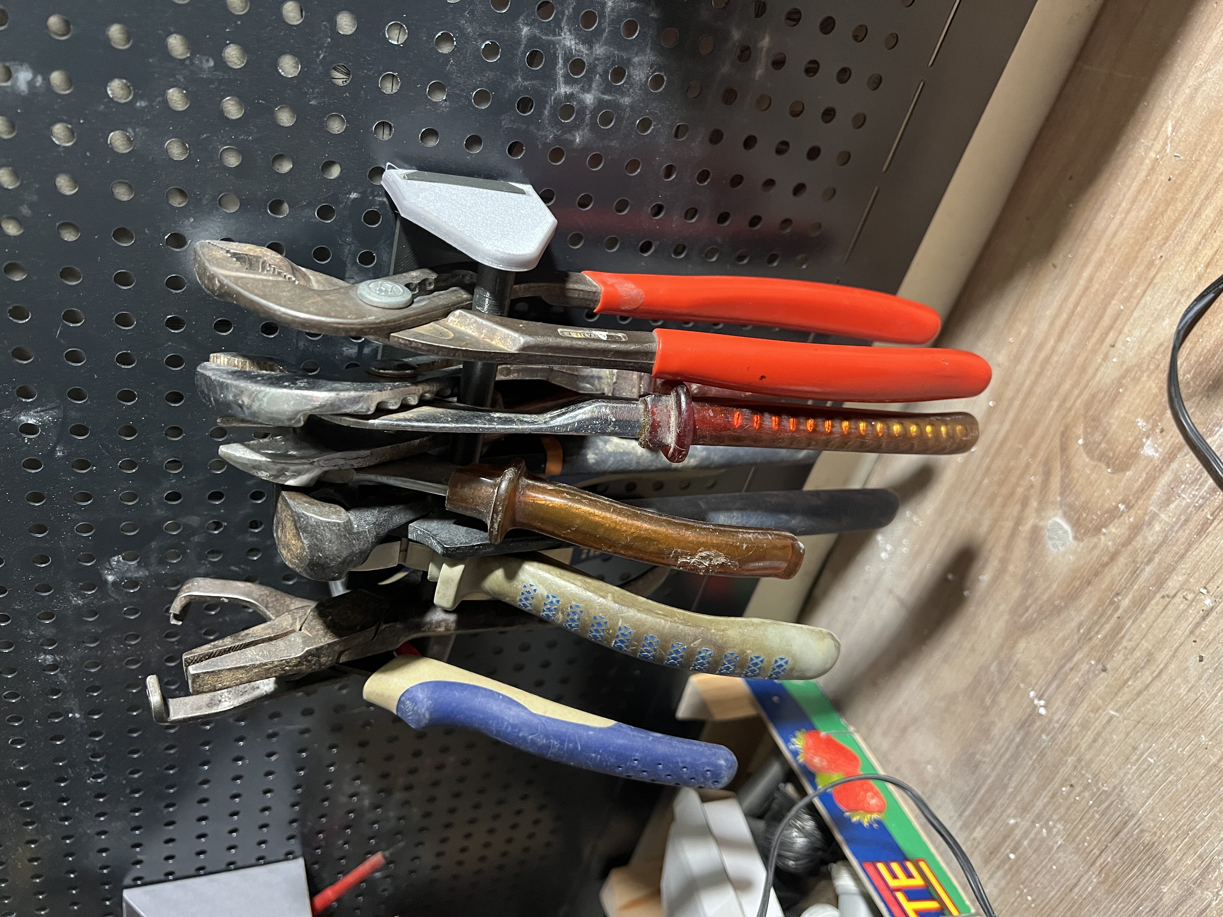 Reinforced version of the original pliers holder to my Peg Board - photo 2