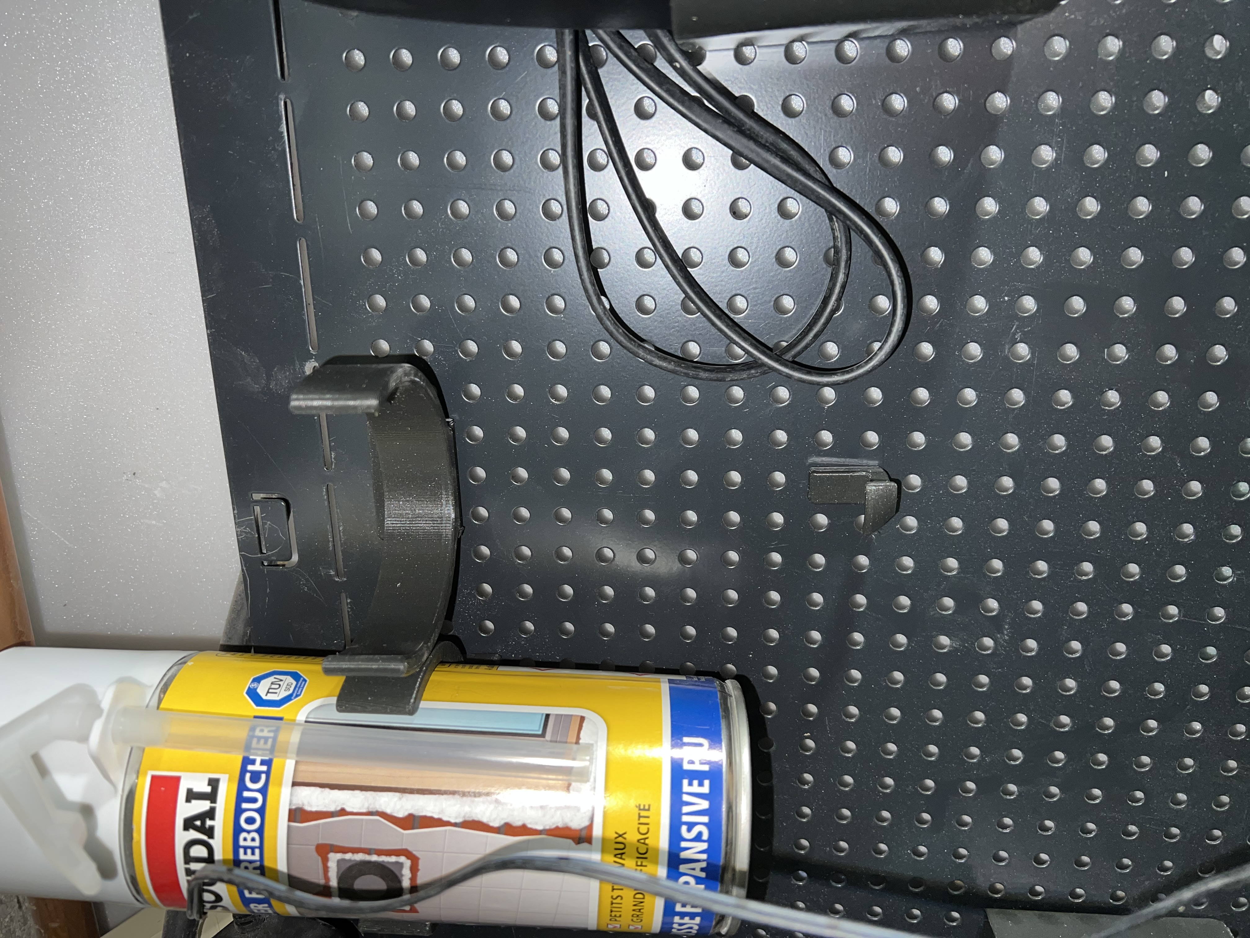 2 parts Spray Can Holder for Peg Board