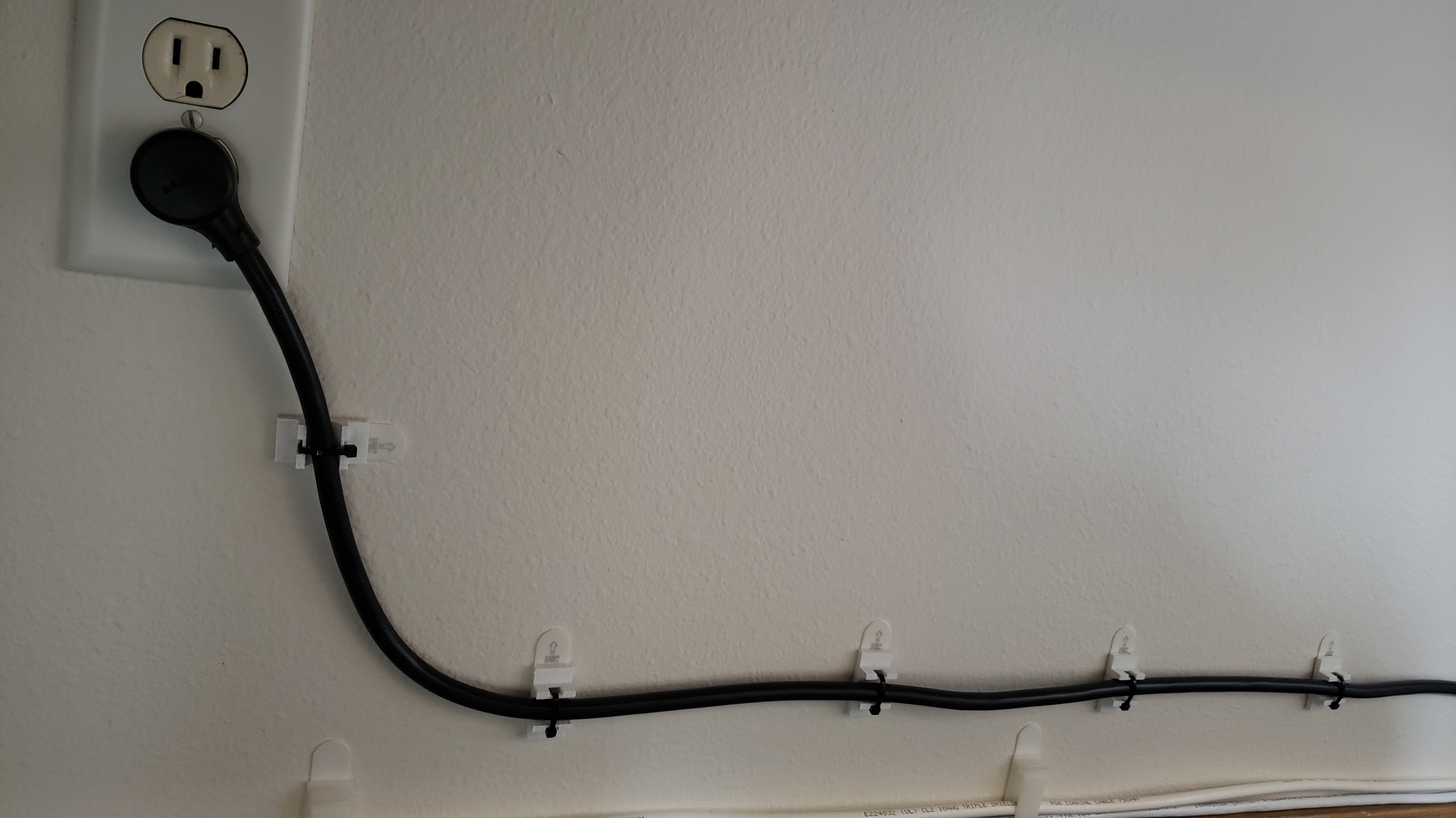 Command Strip Zip-Tie Holder for Power Cable - photo 3