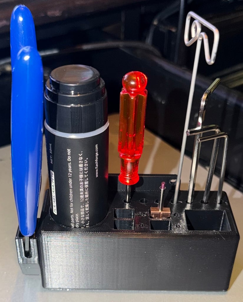 Flashforge AD5X Tool Holder with Nozzle Storage - photo 2