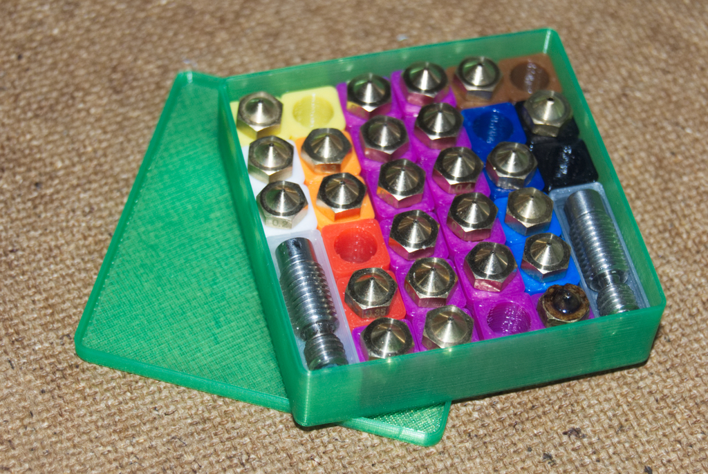 modular nozzle storage box