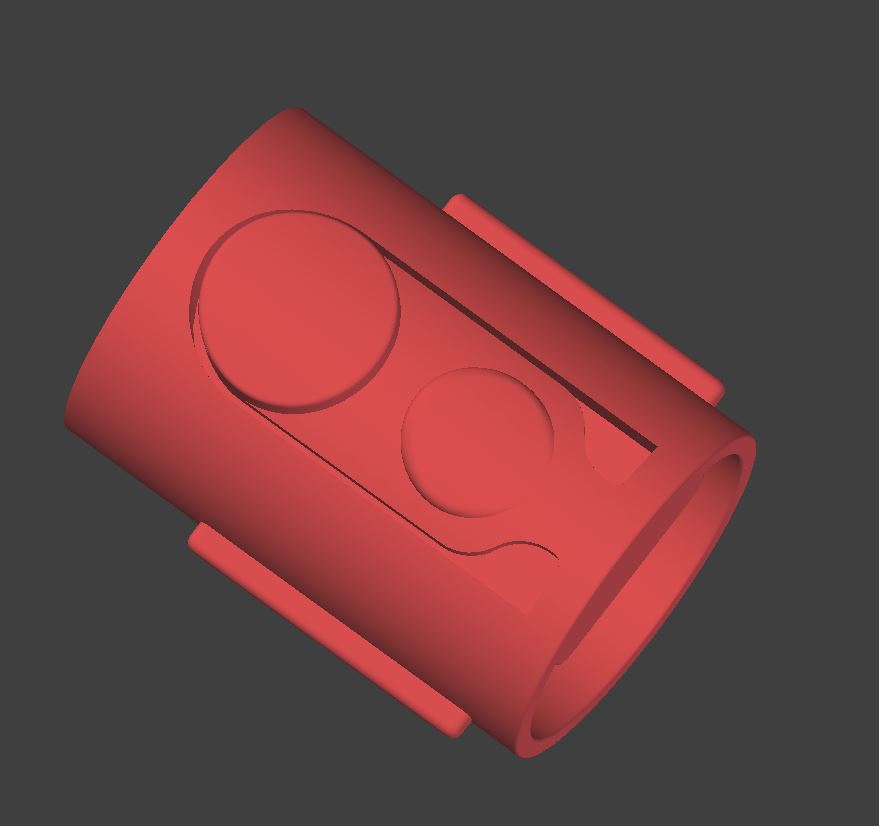 Dyson V8/V12 vacuum cleaner adapter template