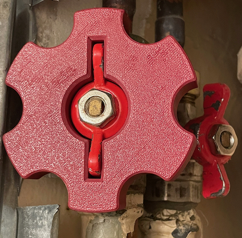 Valve butterfly handle amplifier
