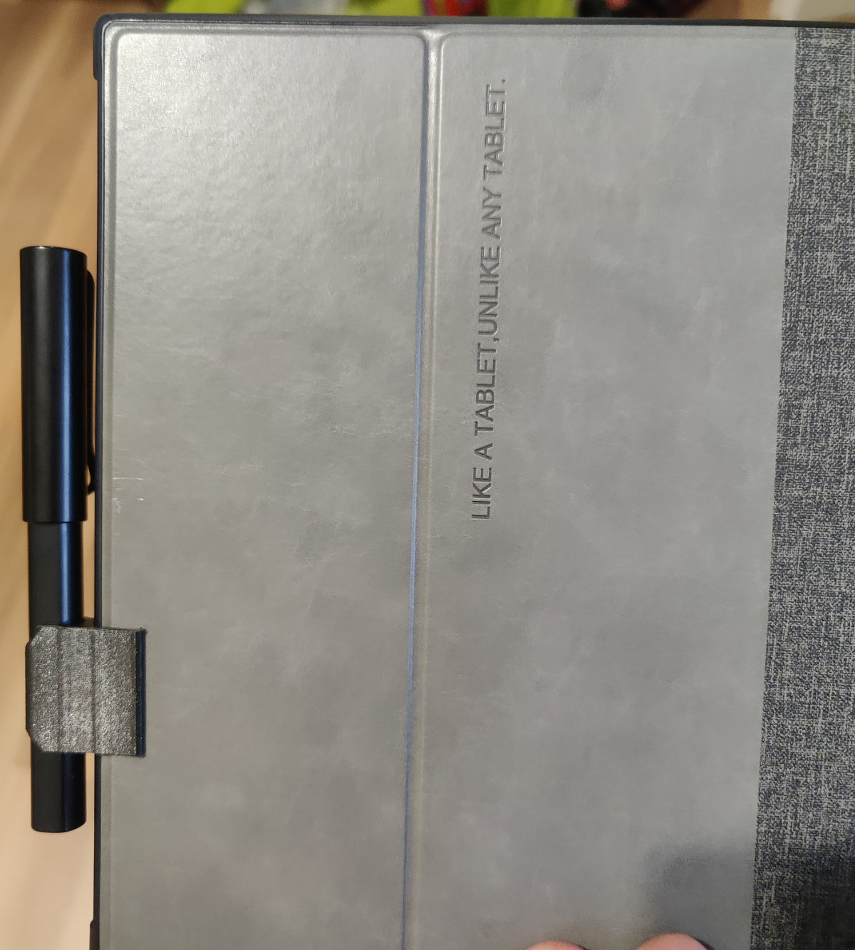 Lamy al-star emr stylus clip for the Boox Note Air 2 with Folio case - photo 3
