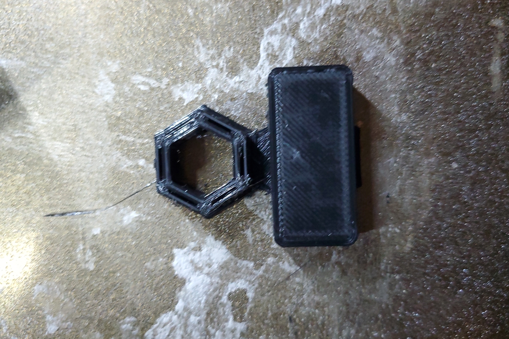 Command strip hanger for Honeycomb storage wall (now print in place) - photo 2